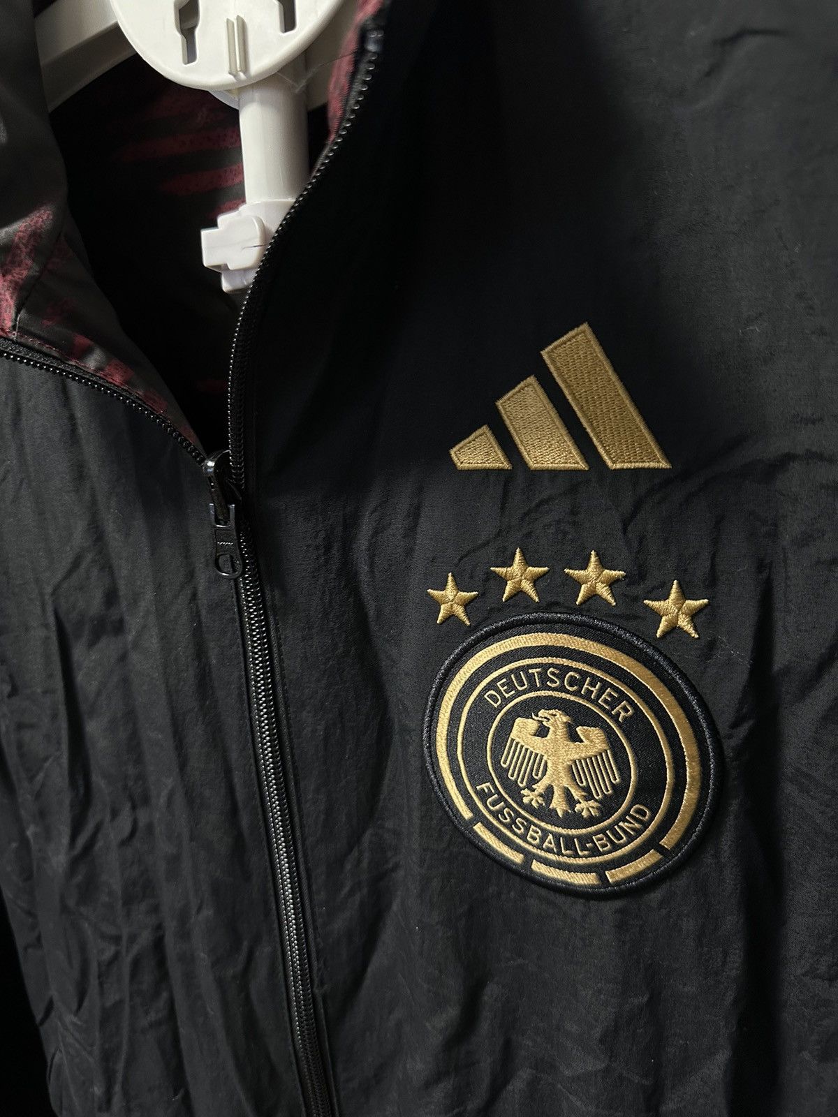 Vintage Adidas Germany World Cup 2022 Anthem Jacket Reversible Size US M / EU 48-50 / 2 - 7 Thumbnail