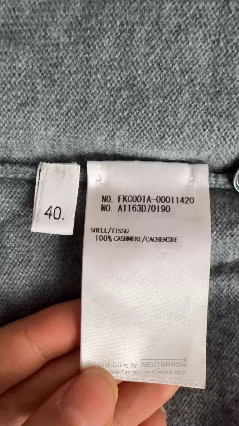 Thom Browne Thom Browne Light blue popular cashmere cardigan Size US XXS / EU 40 - 5 Thumbnail