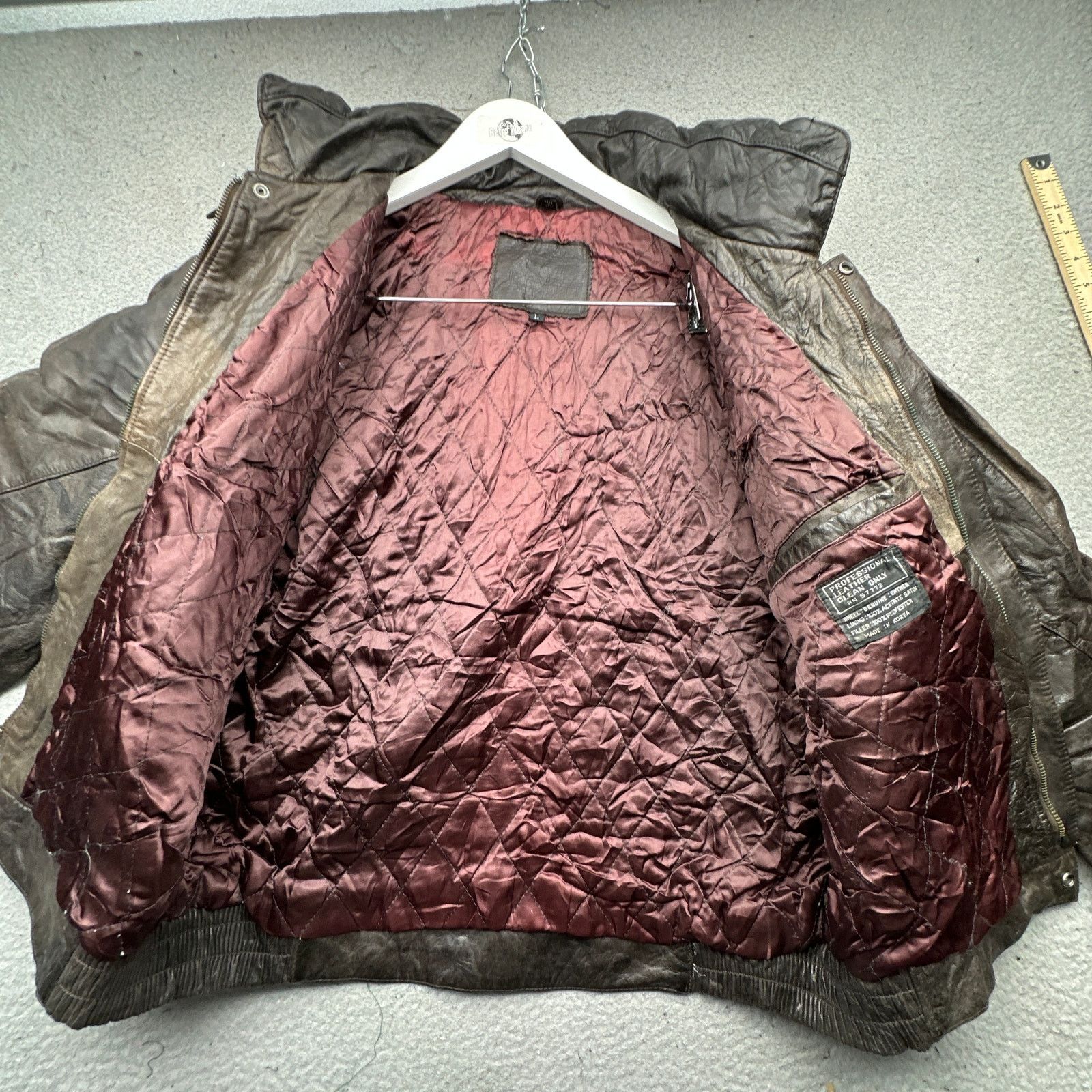 Other Vintage J Riggings Leather Bomber Jacket Large Brown Size US L / EU 52-54 / 3 - 16 Thumbnail