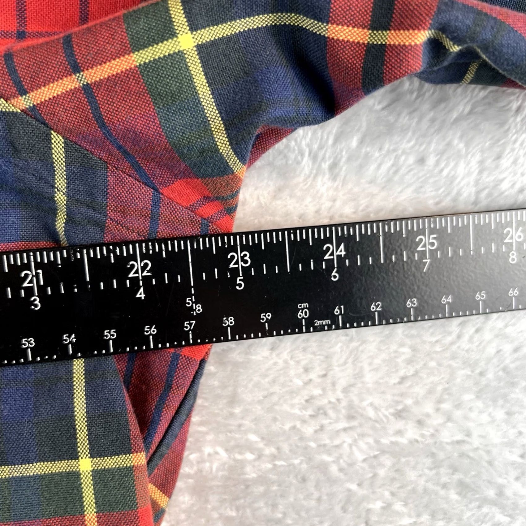 Polo Ralph Lauren VINTAGE Polo Ralph Lauren Shirt Mens L Red Plaid Button-Up Military Preppy Size US L / EU 52-54 / 3 - 7 Thumbnail