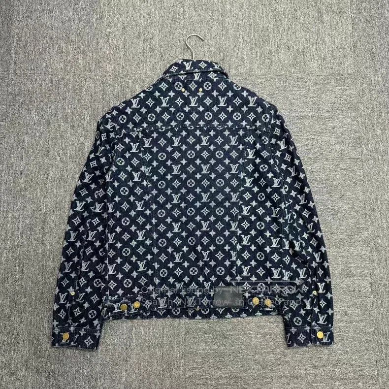Louis Vuitton Louis Vuitton Original presbyopic full print denim jacket Size US M / EU 48-50 / 2 - 2 Thumbnail