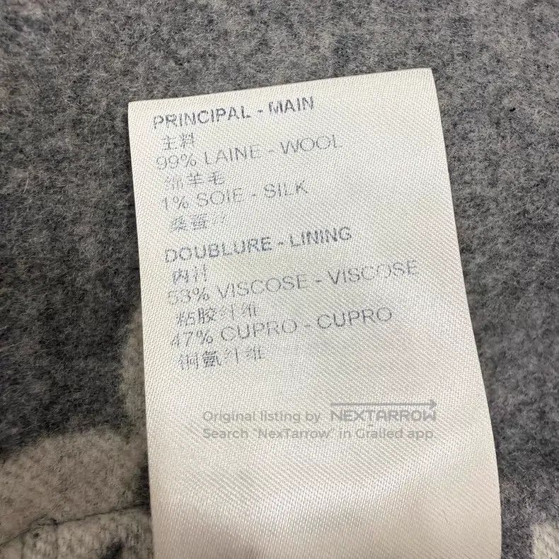 Louis Vuitton Louis Vuitton Grey big presbyopia long bathrobe coat Size XXS / US 00 / IT 34 - 5 Thumbnail
