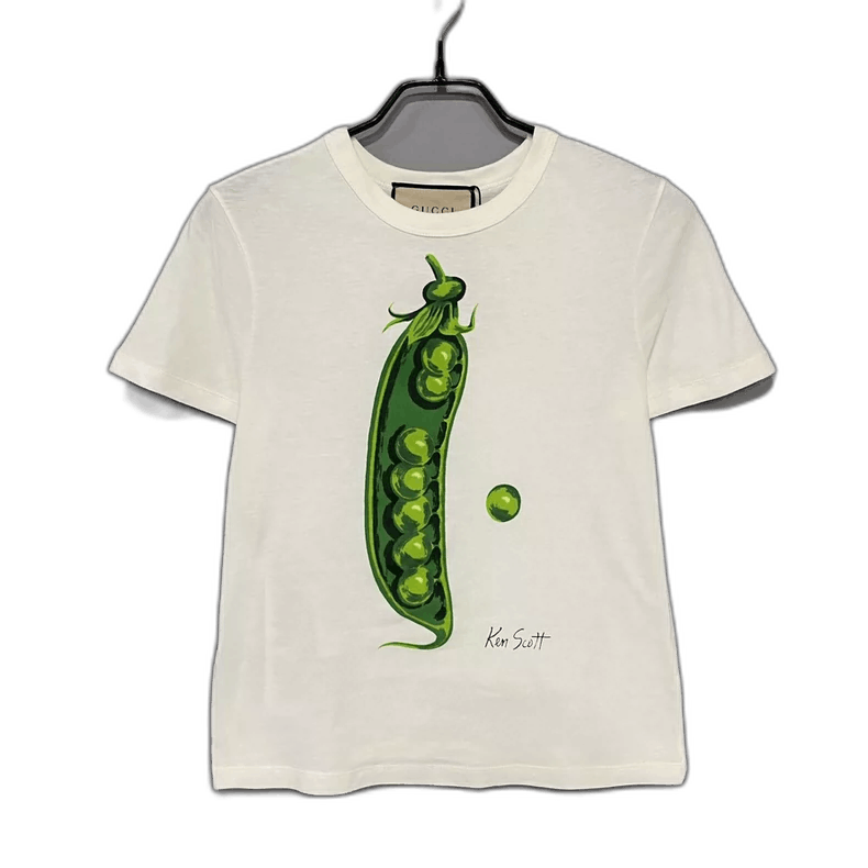 Gucci Gucci Pea Print Short Sleeve T-Shirt Size XS / US 0-2 / IT 36-38 - 1 Thumbnail