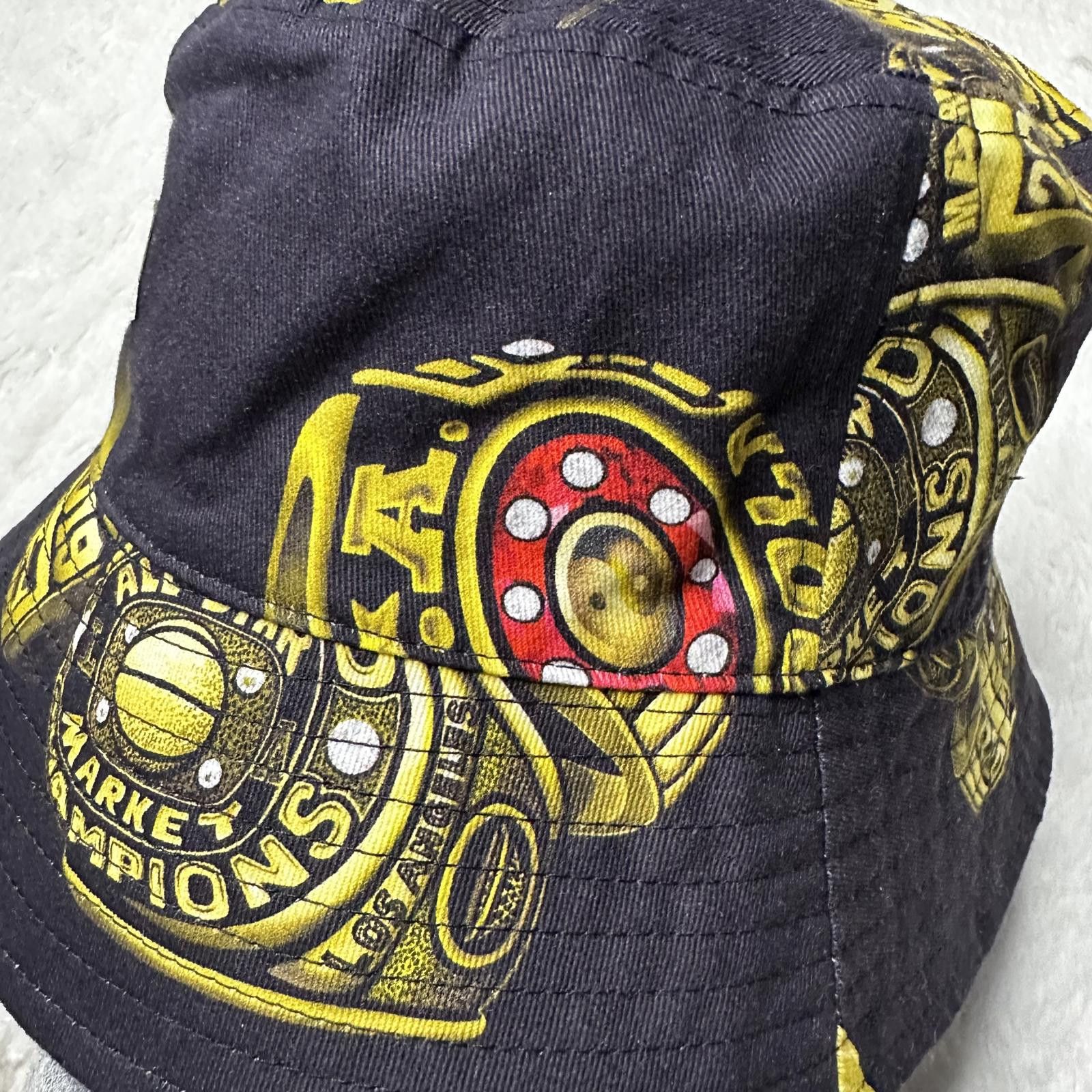 Market NWT Market Championship Rings Reversible Bucket Hat Adult OS Size ONE SIZE - 7 Thumbnail