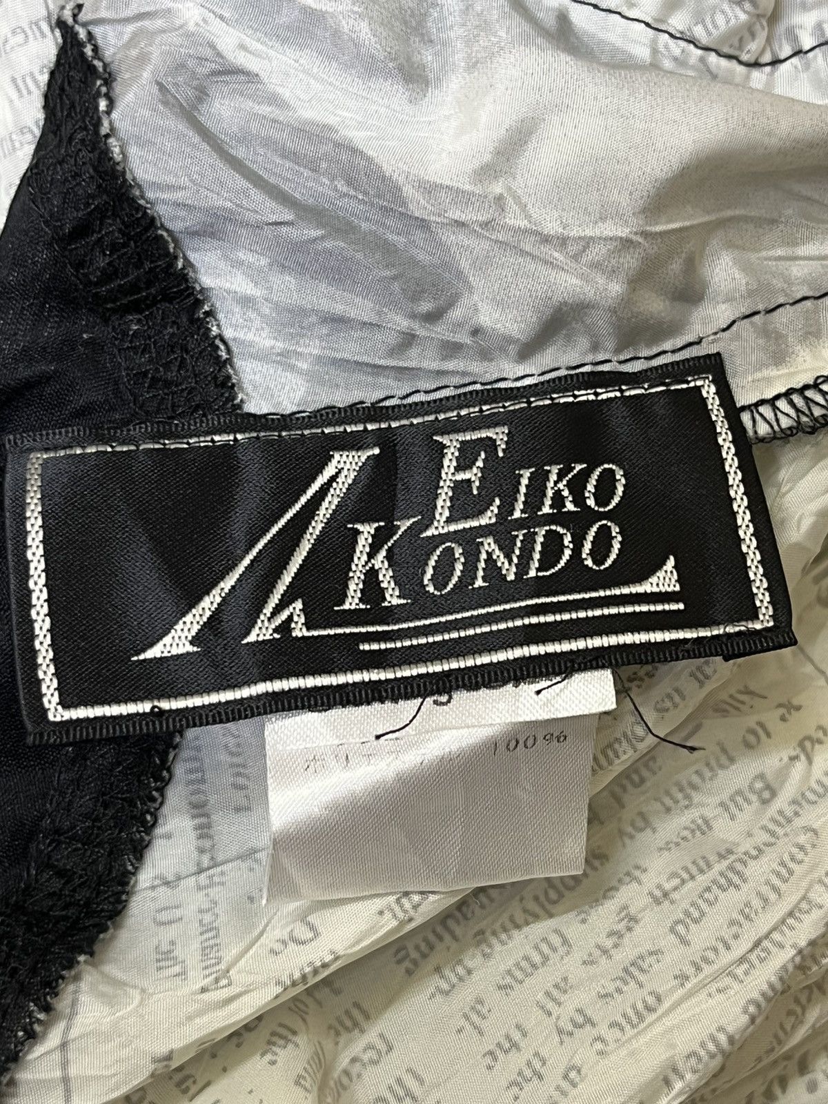 Japanese Brand vintage japanese EIKO KONDO newspaper baggy paperthin jacket Size US L / EU 52-54 / 3 - 18 Thumbnail