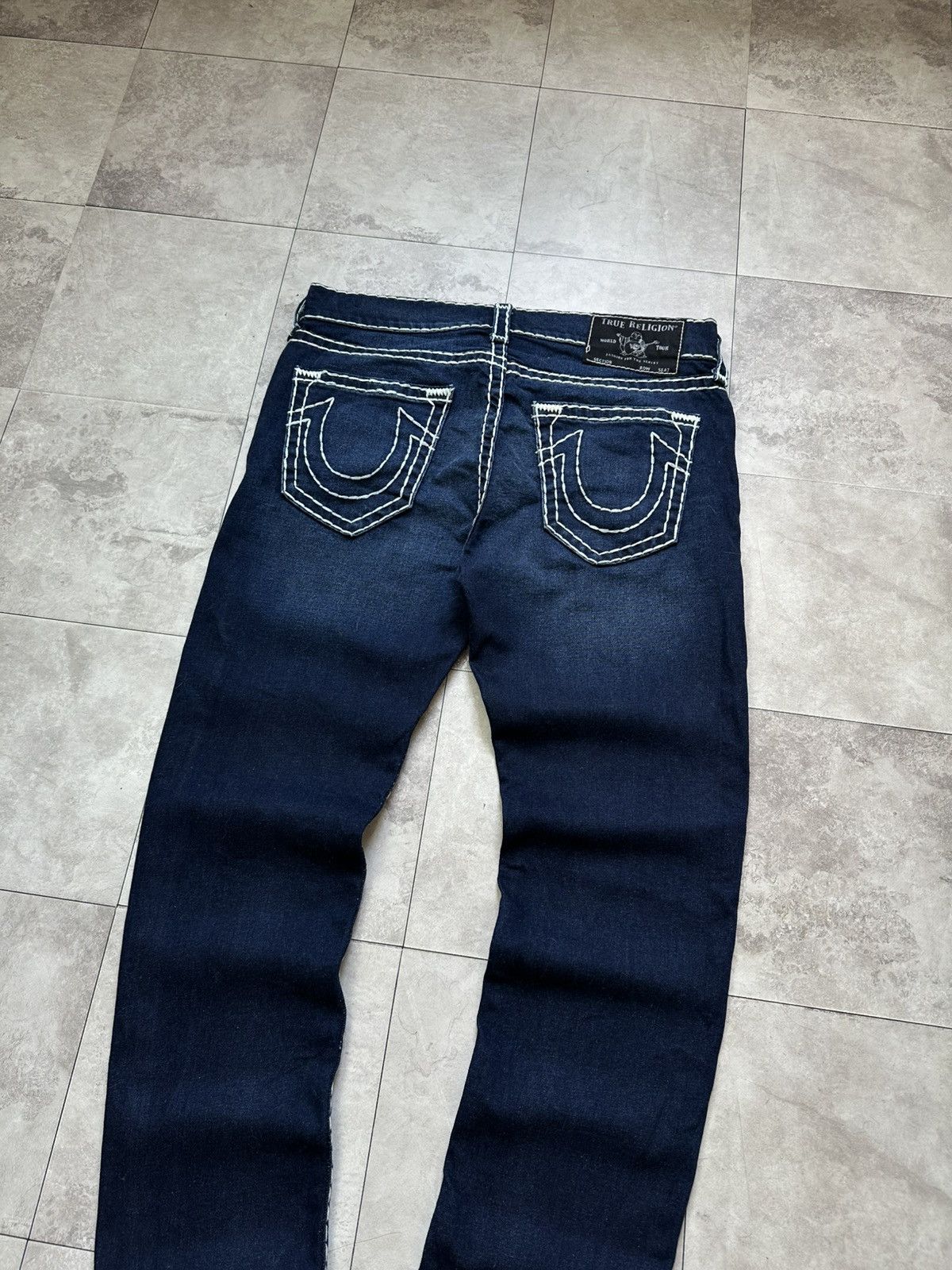 True Religion × Vintage Vintage True Religion Denim Rocco Relaxed Skinny Jeans Sz 34 Size US 34 / EU 50 - 8 Thumbnail
