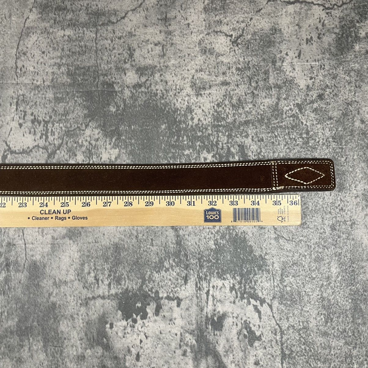 Other Full Grain Cow Hide Hereford Vintave Western Belt Size 32 - 5 Thumbnail
