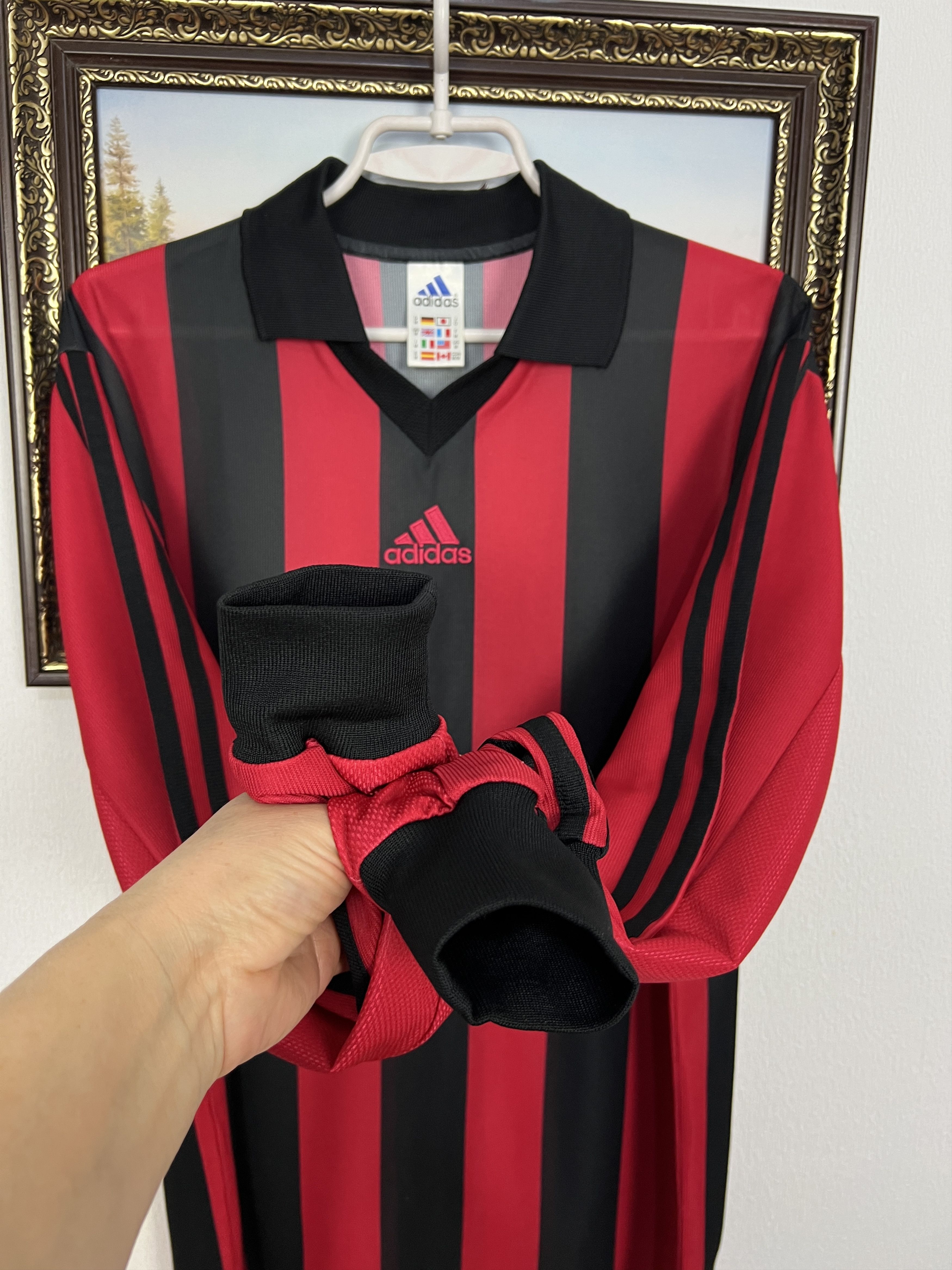 Adidas Vintage 90's Football Template Shirt Long Sleeve Jersey Size US M / EU 48-50 / 2 - 4 Thumbnail