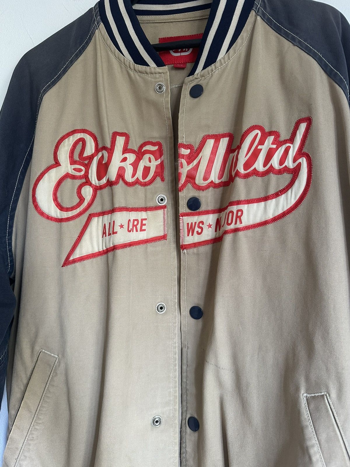 Ecko Unltd. Ecko Unlimited Varsity Bomber patched Jacket Size US L / EU 52-54 / 3 - 2 Thumbnail