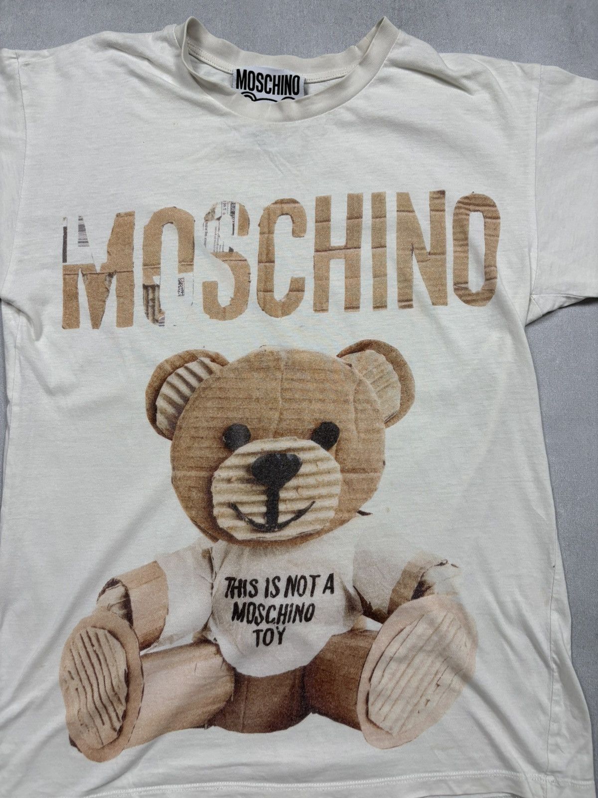 Moschino Moschino This Is Not A Moschino Toy Teddy Bear T-Shirt Size XXS / US 00 / IT 34 - 4 Thumbnail