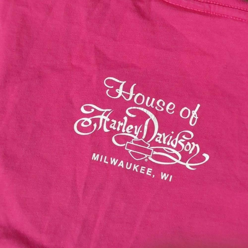 Harley Davidson Harley-davidson pink slim fit tee size XL Size XL / US 12-14 / IT 48-50 - 4 Thumbnail