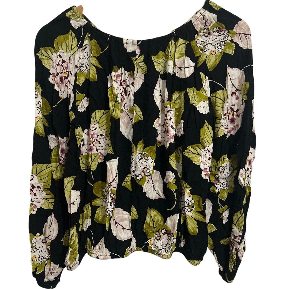 Other ANA A New Approach Floral Long Balloon Sleeve Blouse Size M / US 6-8 / IT 42-44 - 3 Thumbnail