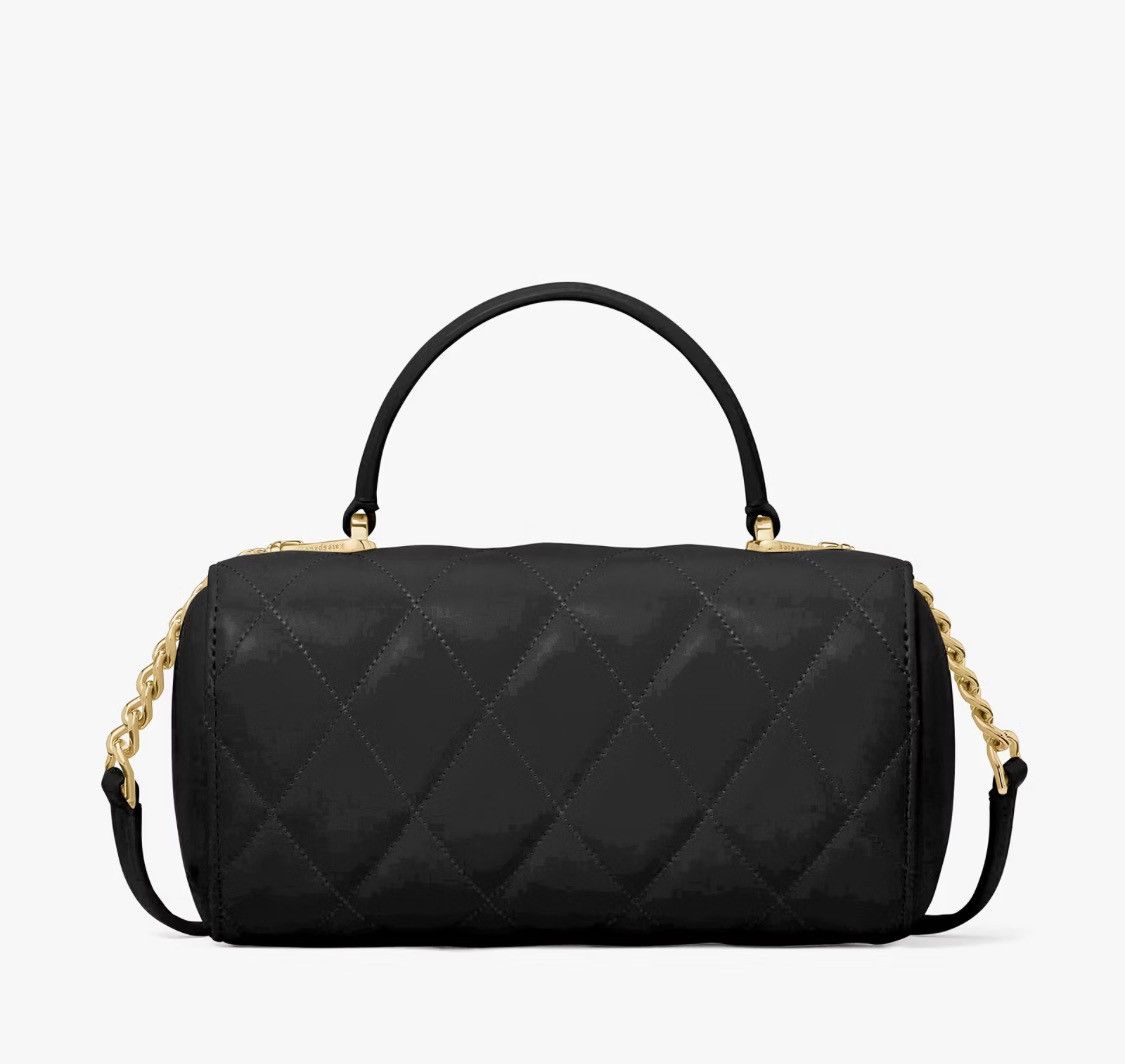 Kate Spade NWT KATE SPADE Heart Barrel Quilted Leather Crossbody Size ONE SIZE - 3 Thumbnail