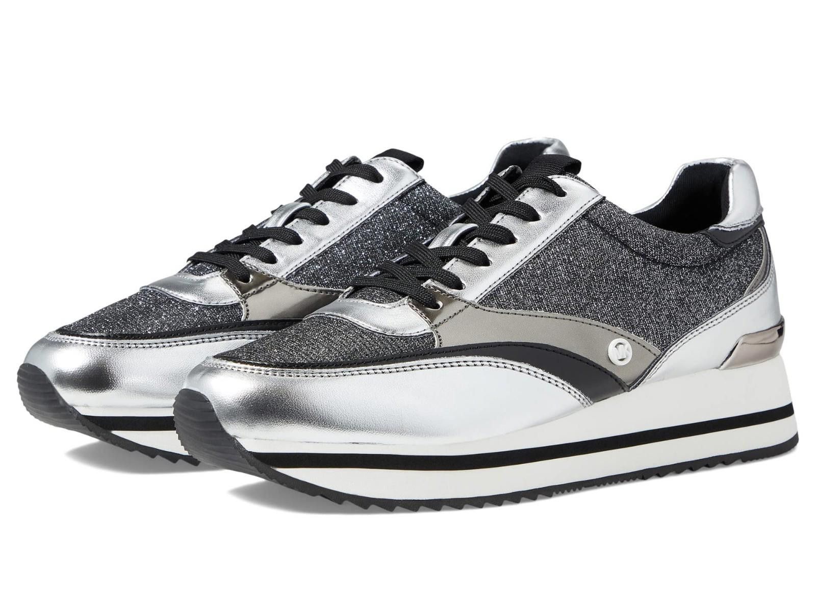 Michael Kors Michael Kors Mariah Trainer Black Sneakers Metallic 10 M NEW Size US 10 / IT 40 - 4 Thumbnail