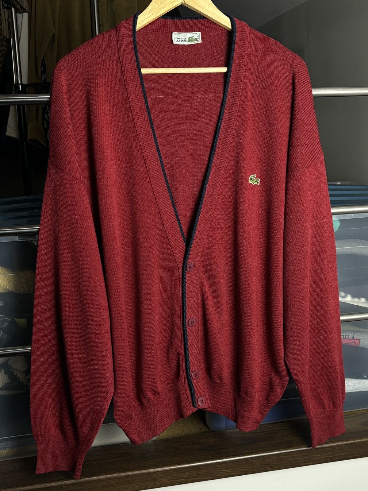 Lacoste Lacoste Vintage Buttoned Cardigan Sweater Archive Old Money Size US L / EU 52-54 / 3 - 2 Thumbnail