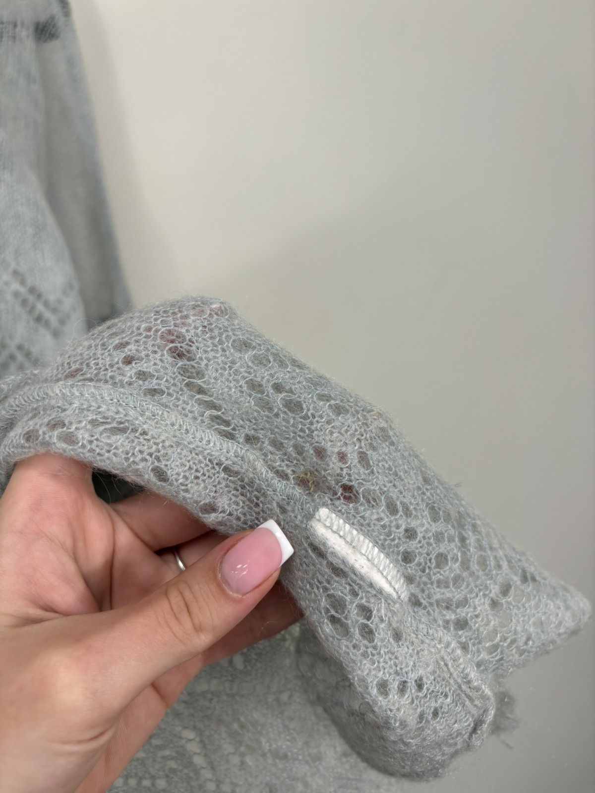 Byblos Vintage Byblos Women’s Open-Knit Italian Mohair Sweater Size XL / US 12-14 / IT 48-50 - 14 Thumbnail