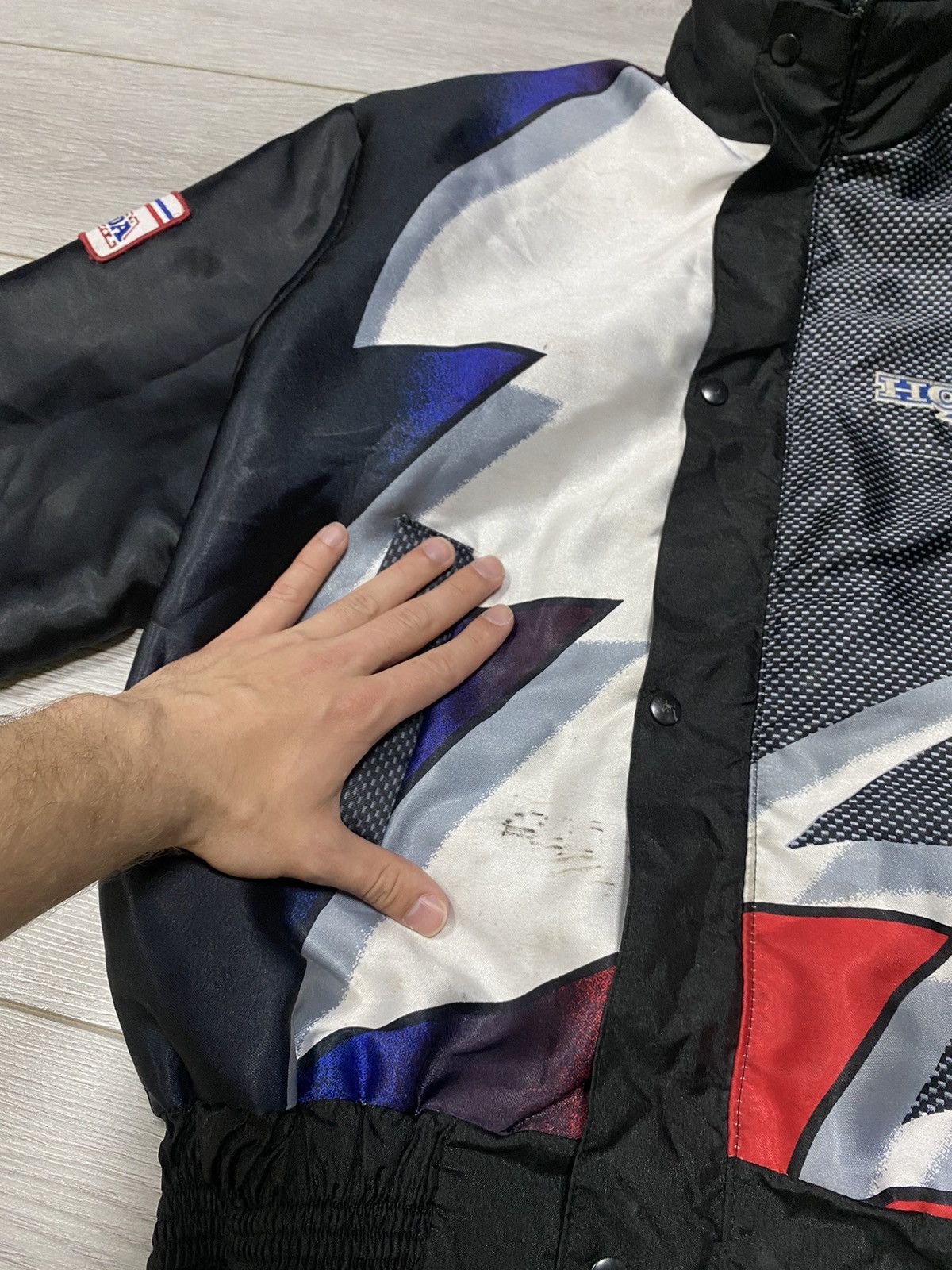 Honda Honda vintage over print jacket big logo Size US M / EU 48-50 / 2 - 11 Thumbnail