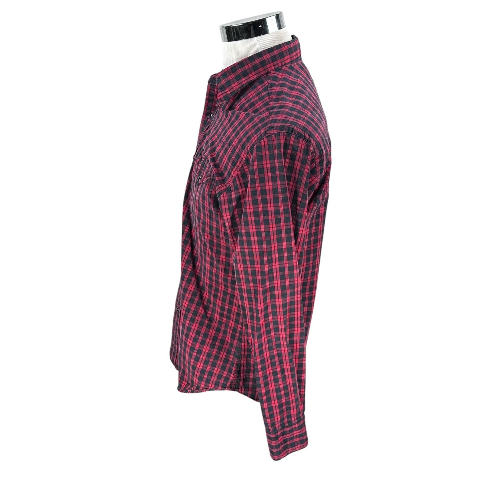 Polo Ralph Lauren Polo Ralph Lauren Western Shirt Men's Medium Red Black Plaid Size US M / EU 48-50 / 2 - 4 Thumbnail