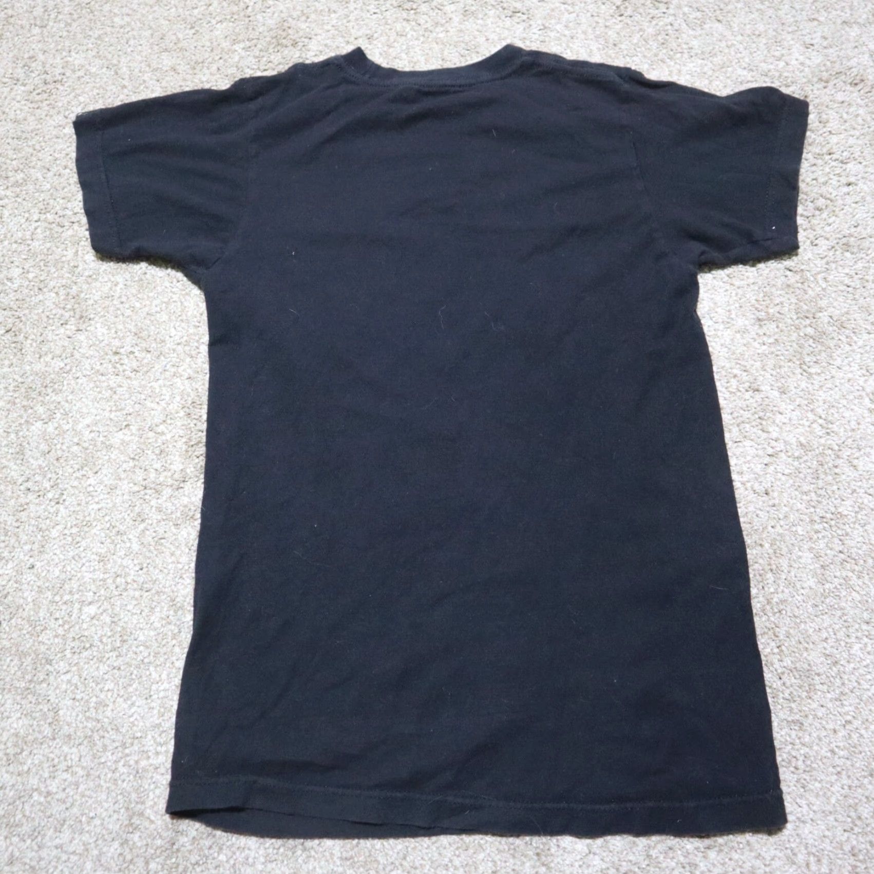 Vintage Jack Skellington The Nightmare before Christmas Shirt XS Black Crew Neck 100% Cotton Graphic Tee Men Size US XS / EU 42 / 0 - 6 Thumbnail