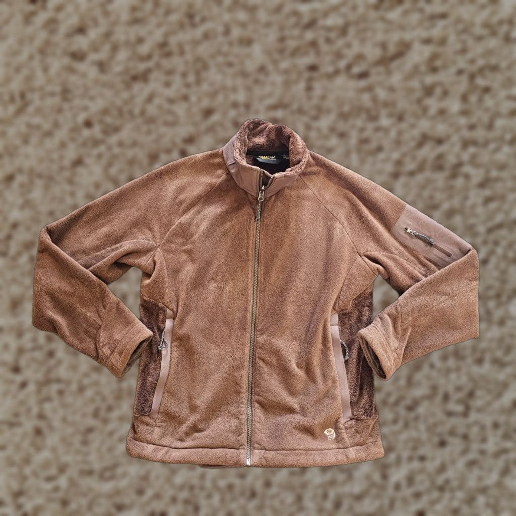 Mountain Hardwear VINTAGE Mountain Hardwear Jacket Womens Medium Brown Fleece Full Zip Long Sleeve Capsule Size M / US 6-8 / IT 42-44 - 1 Thumbnail