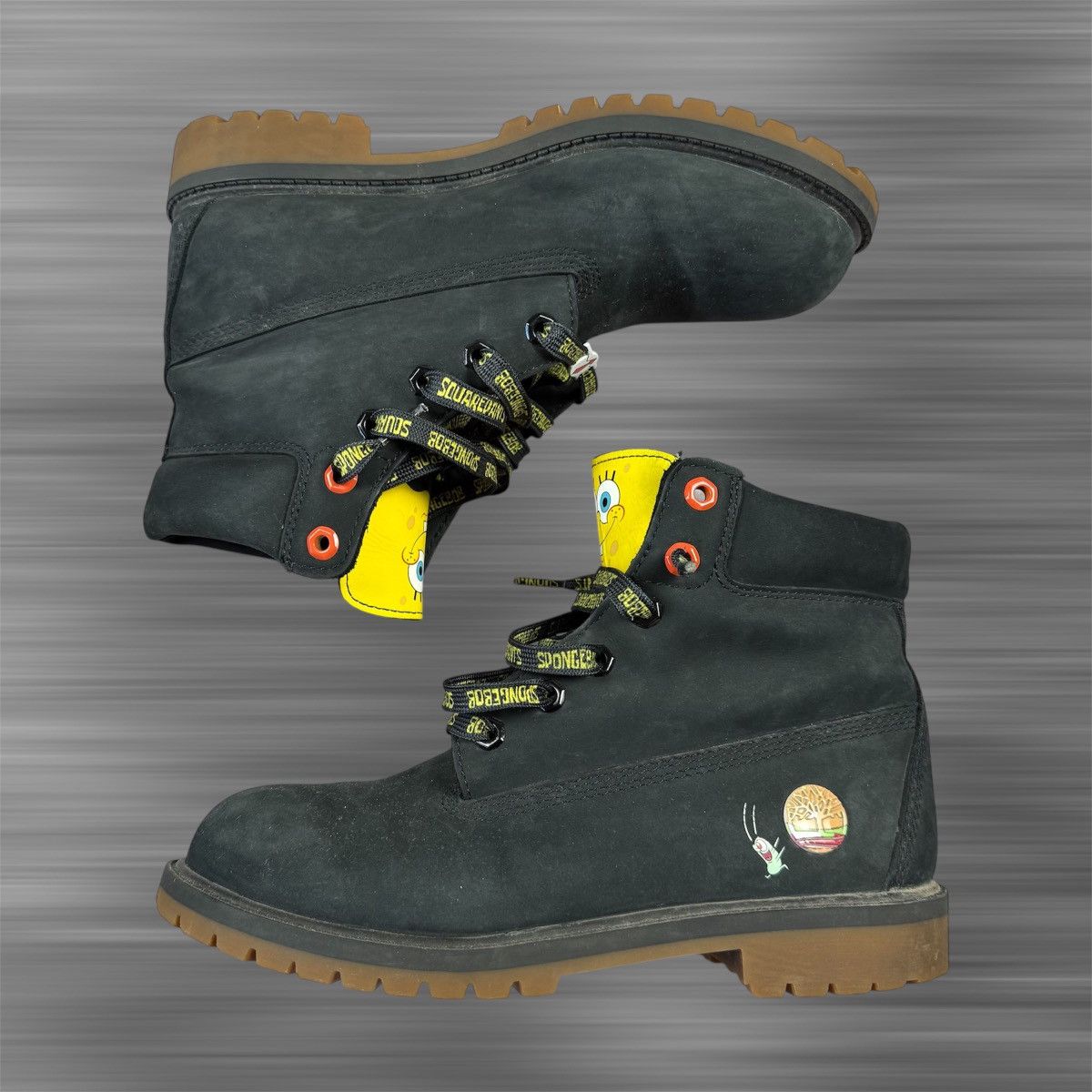 Timberland Timberland x SpongeBob Black Boots Size US 6.5 / EU 39-40 - 2 Thumbnail