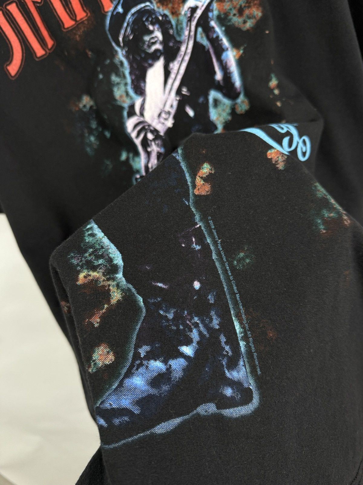 Led Zeppelin 🇬🇧 Vintage Jimmy Page ZoSo Led Zeppelin Band T-Shirt 2009 Size US M / EU 48-50 / 2 - 5 Thumbnail