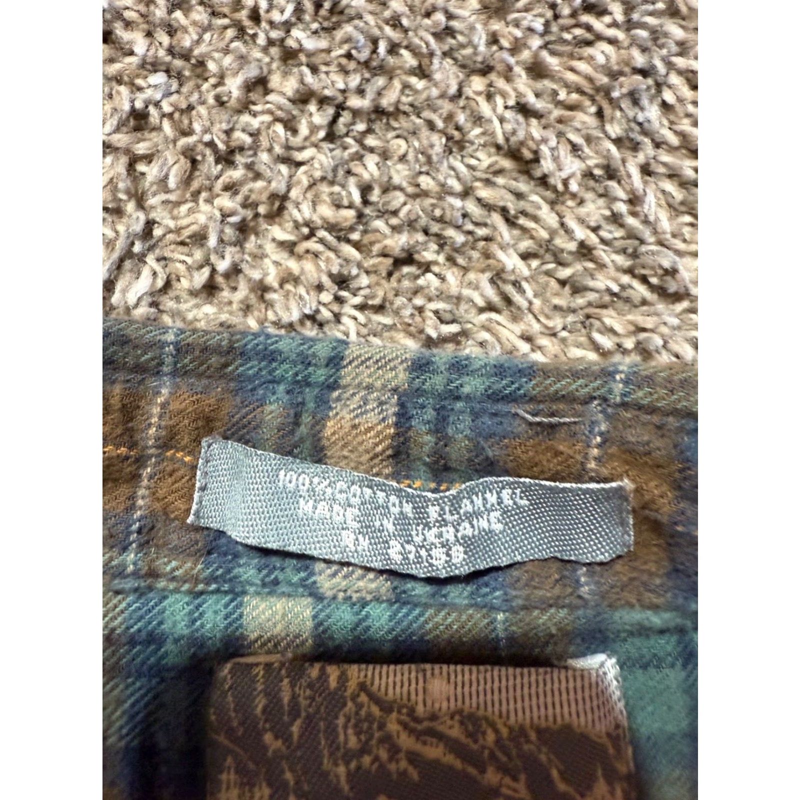 Vintage Vintage Canyon Sierra Ridge Mens Flannel Shirt Button-Up 3XL Tall Long Sleeve Plaid Green Size US XXL / EU 58 / 5 - 4 Thumbnail