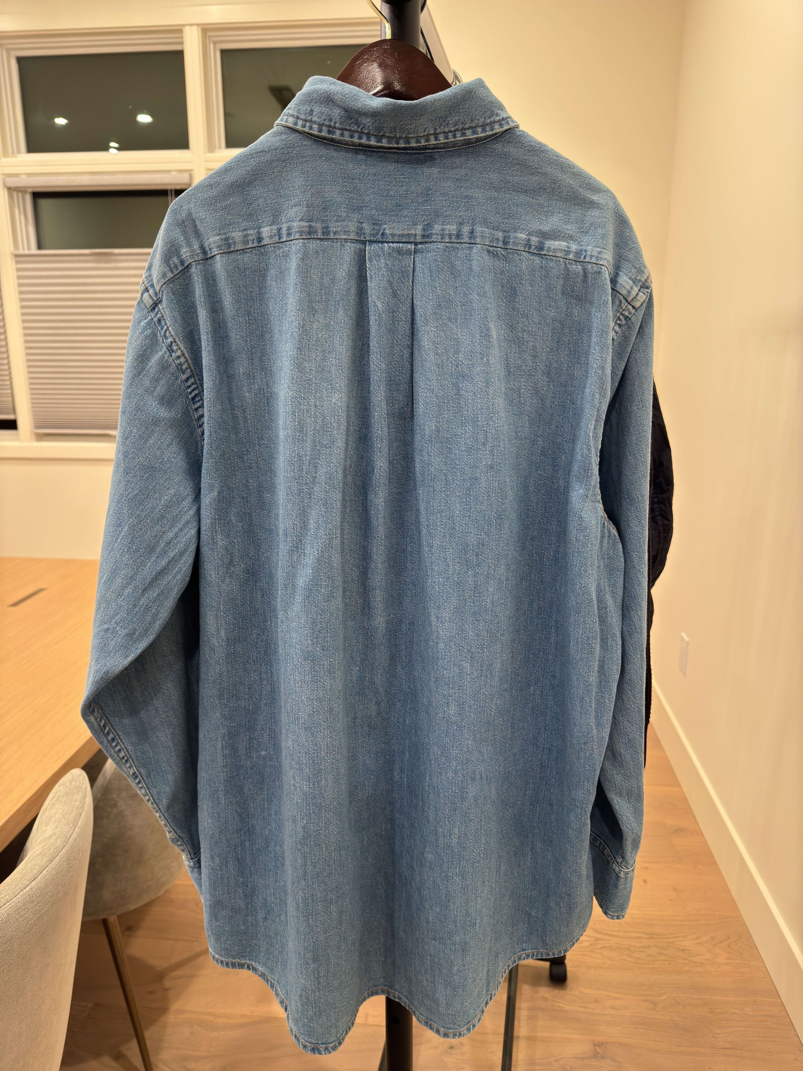 Acne Studios Acne Studios SS21 Speirs Logo Denim Shirt Size US S / EU 44-46 / 1 - 5 Thumbnail
