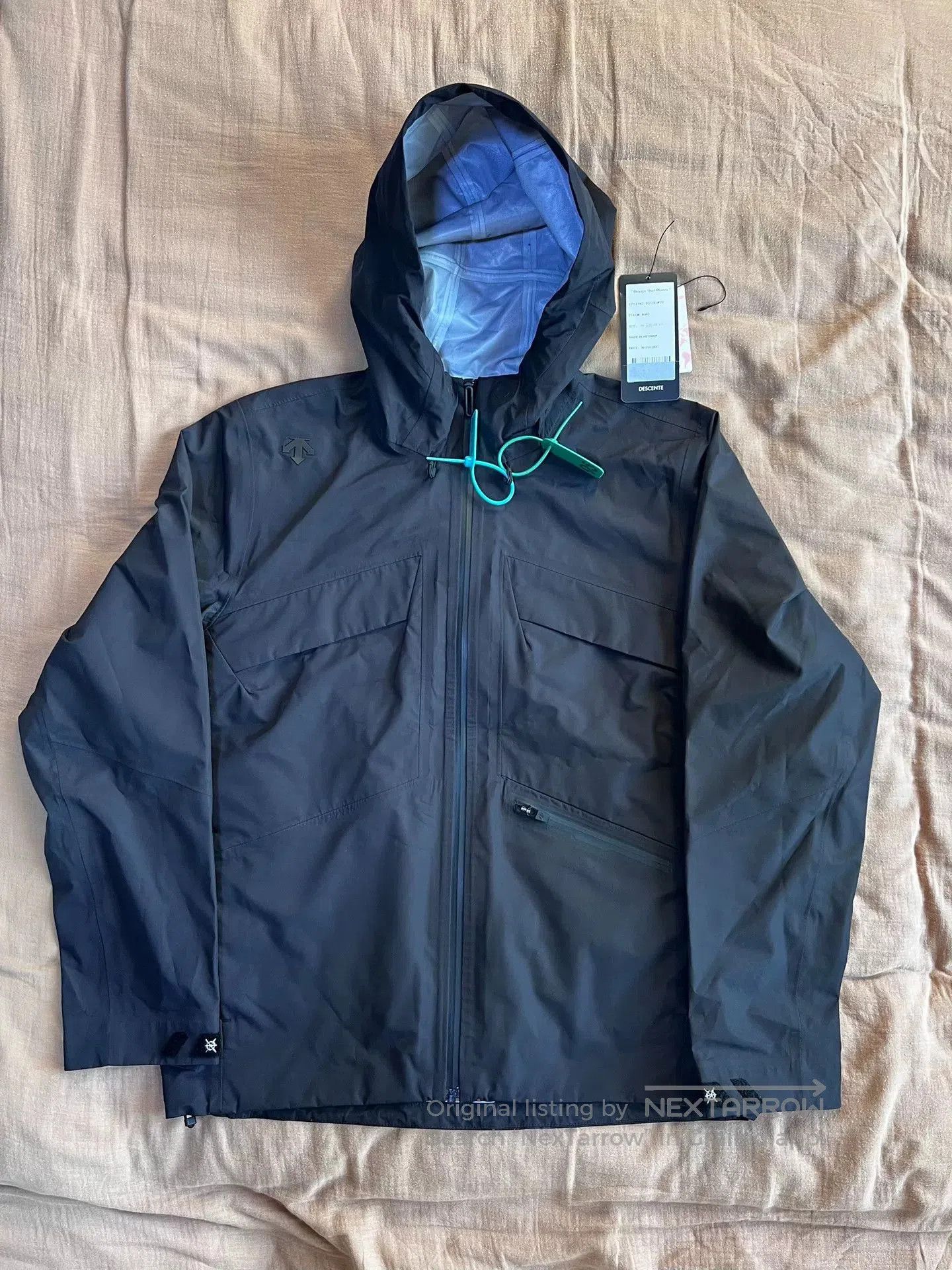 Descente DESCENTE Men's New Black Jacket. Size US L / EU 52-54 / 3 - 1 Thumbnail
