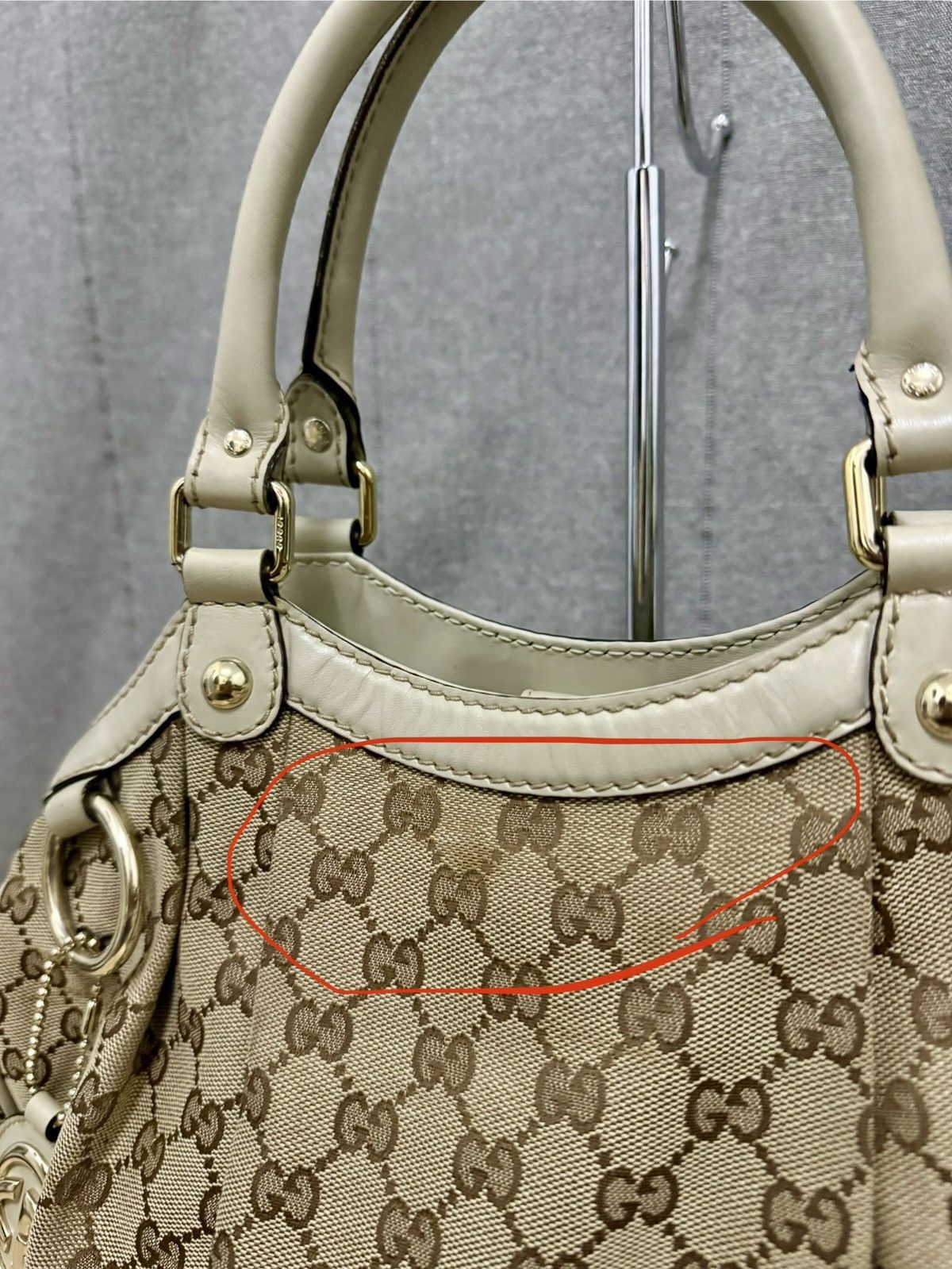 Gucci Vintage Gucci Sukey beige GG Canvas Size ONE SIZE - 5 Thumbnail