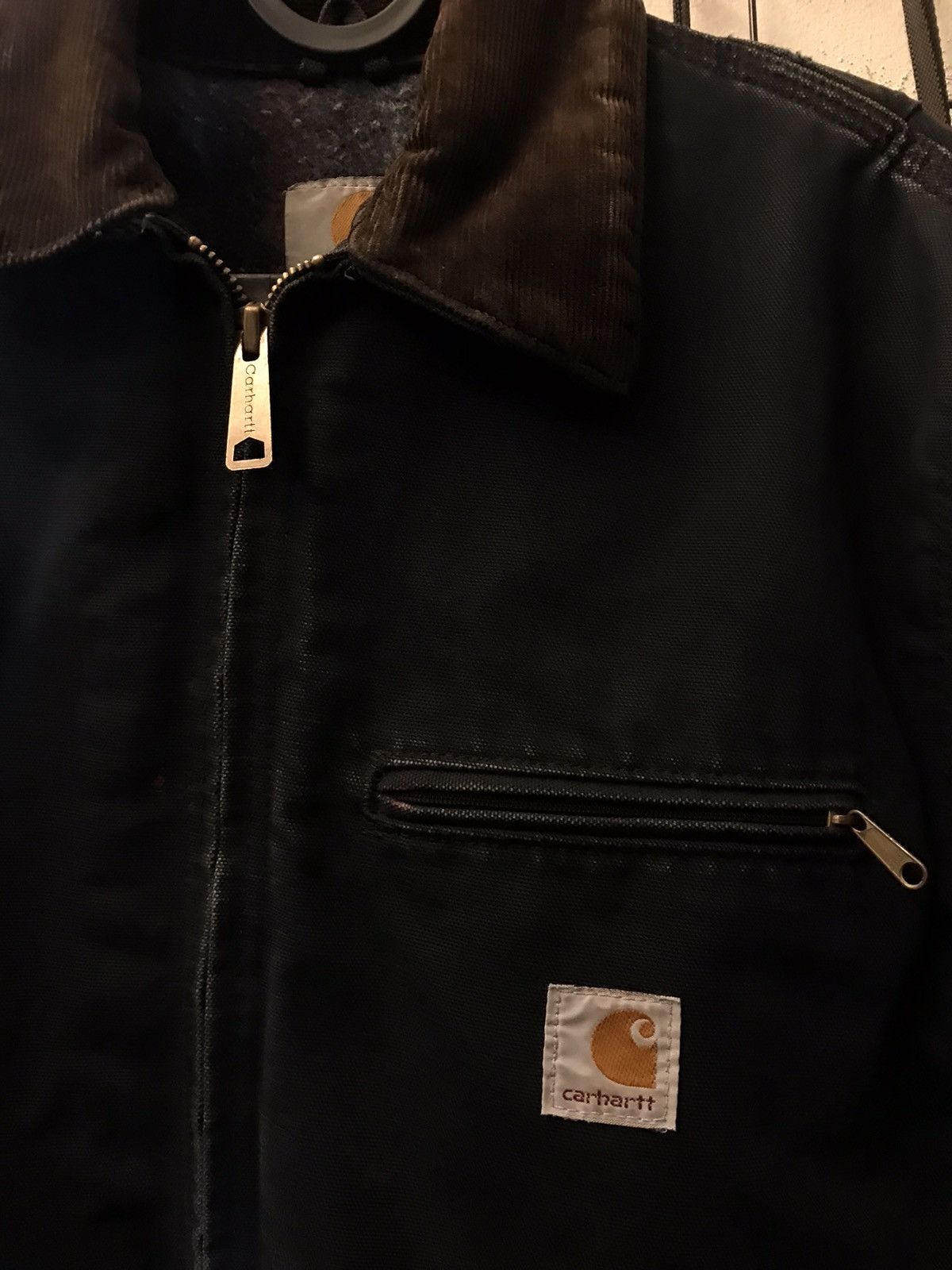 Carhartt × Japanese Brand × Vintage Early 2000s Distressed Fleece Lined Carharrt Detroit Jacket Size US M / EU 48-50 / 2 - 4 Thumbnail