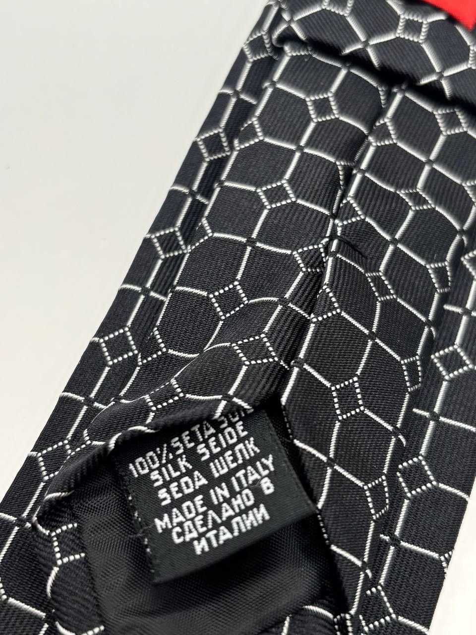 Hugo Boss Hugo Boss Silk Geometric Tie - Made in Italy Size ONE SIZE - 11 Thumbnail