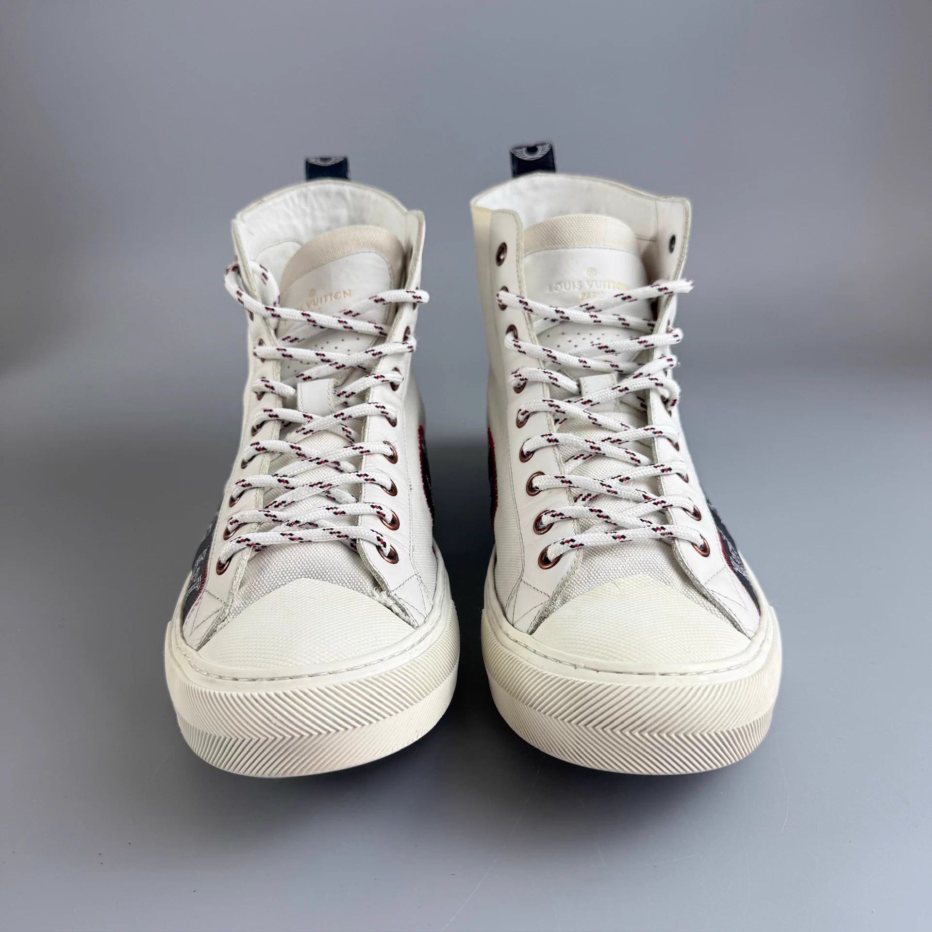 Louis Vuitton LV Monogram lace-up sneakers 41 EU 95 New Size US 8 / EU 41 - 2 Thumbnail