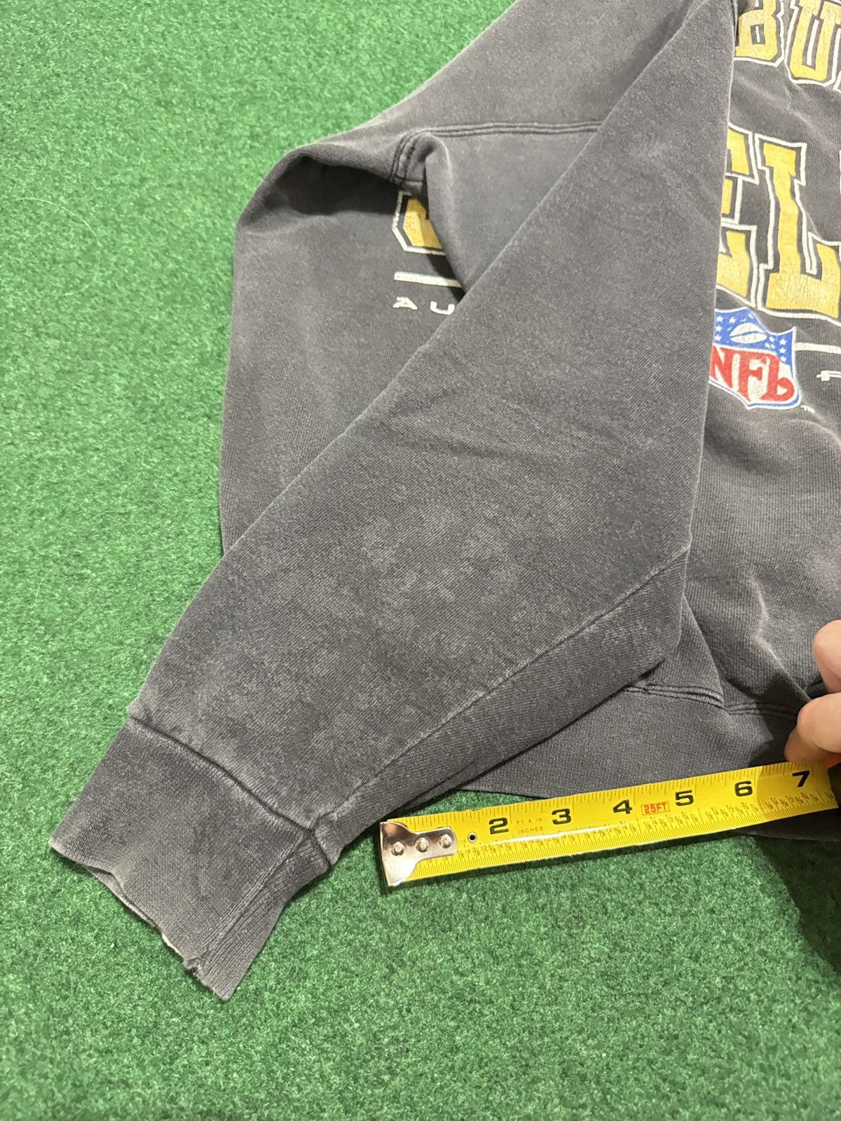 Logo Athletic Vtg 90s Pittsburgh Steelers FADED Logo Athletic Sweatshirt Size US L / EU 52-54 / 3 - 10 Thumbnail
