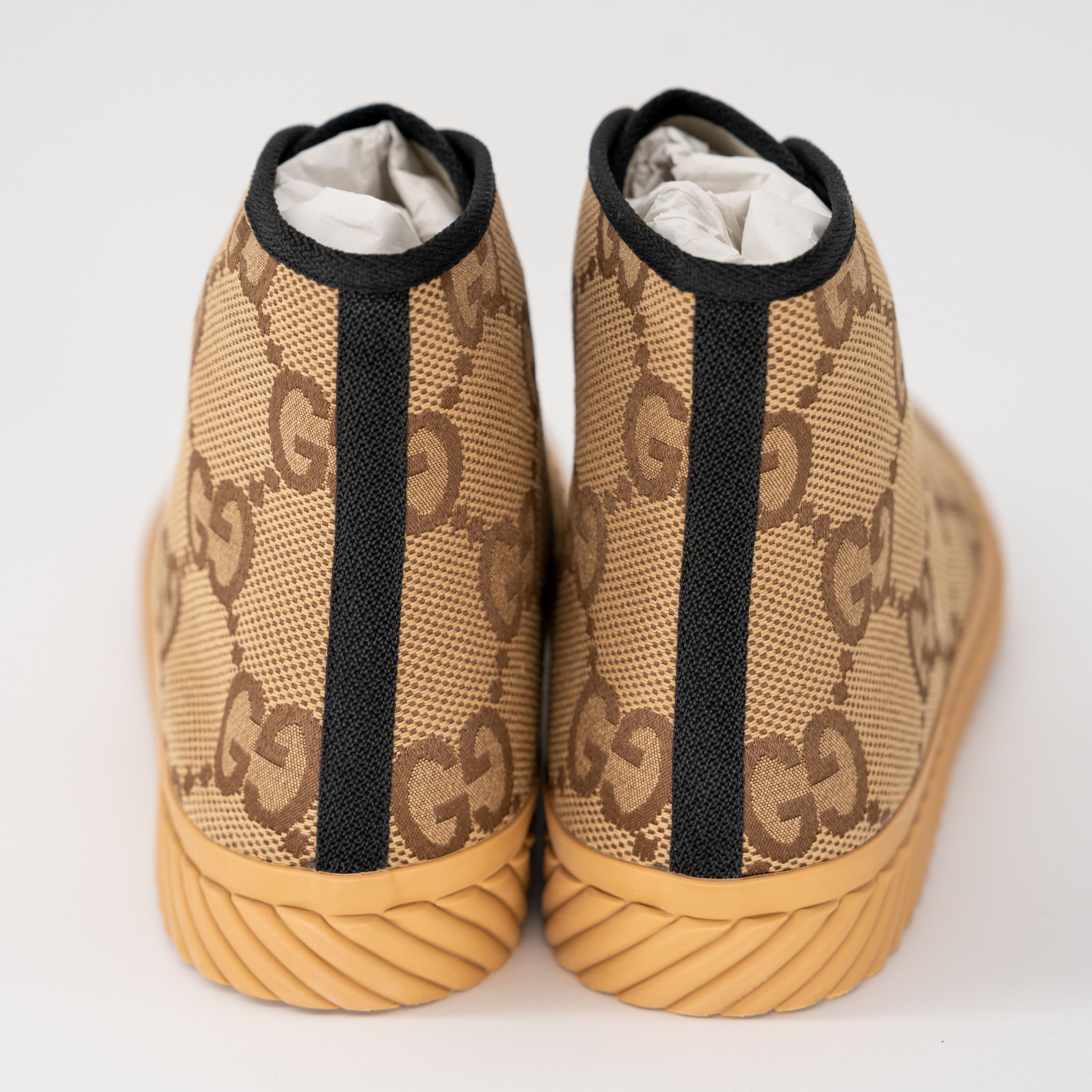 Gucci size 13G - Gucci GG Canvas High Top Sneakers Brown Size US 13 / EU 46 - 3 Thumbnail