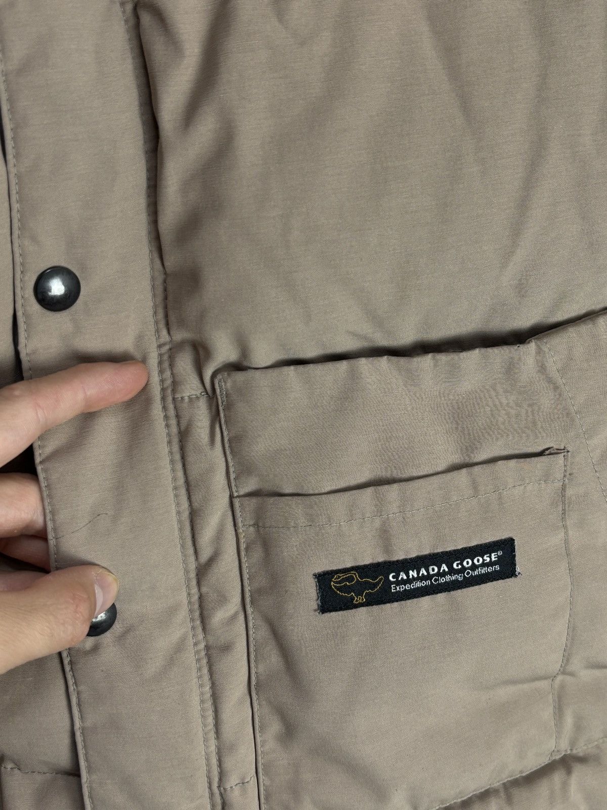 Canada Goose Canada Goose Beige Vintage Puffer Down Vest Size US S / EU 44-46 / 1 - 3 Thumbnail