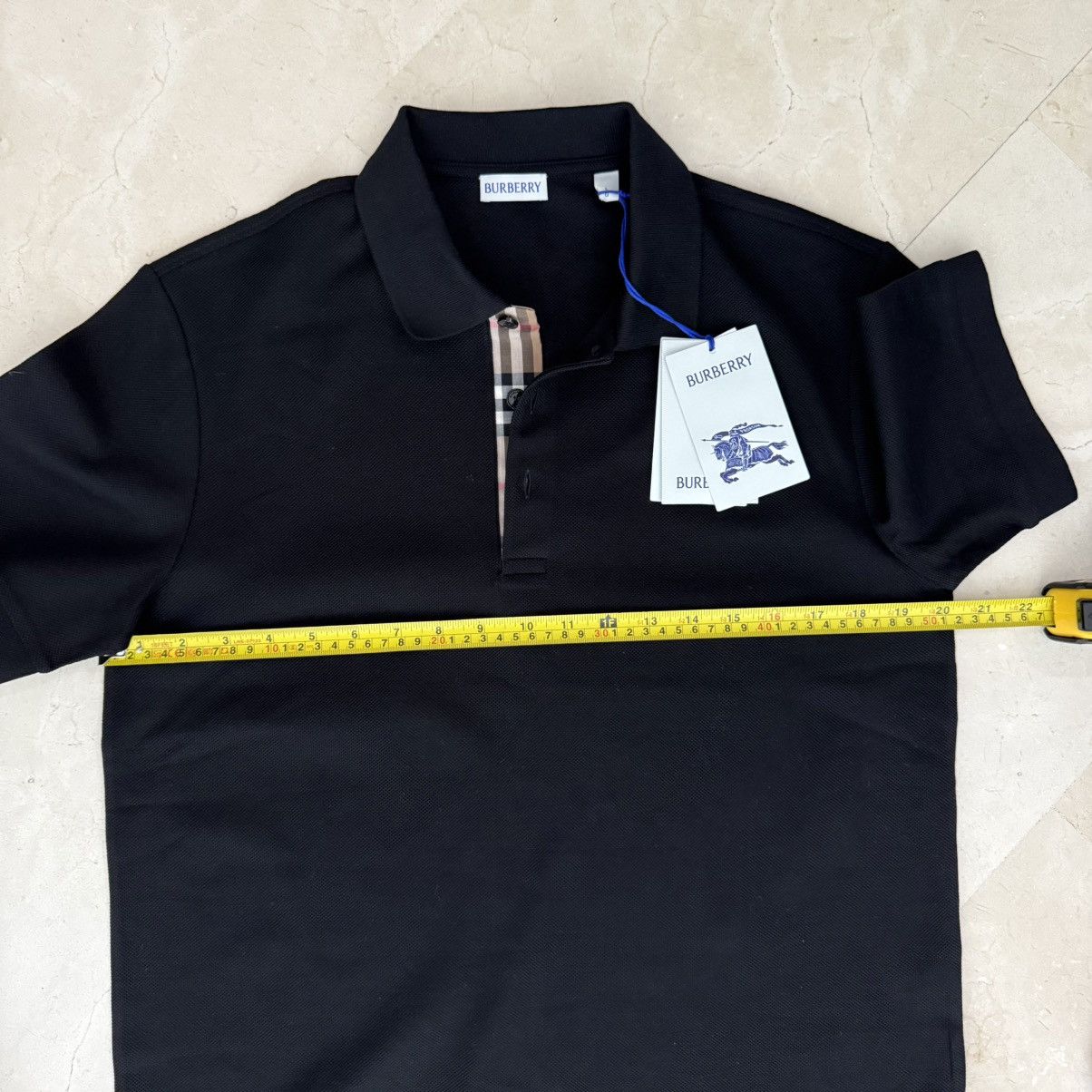 Burberry €440 NWT Burberry Hartford Men’s Polo Shirt Size L Black Size US L / EU 52-54 / 3 - 10 Thumbnail