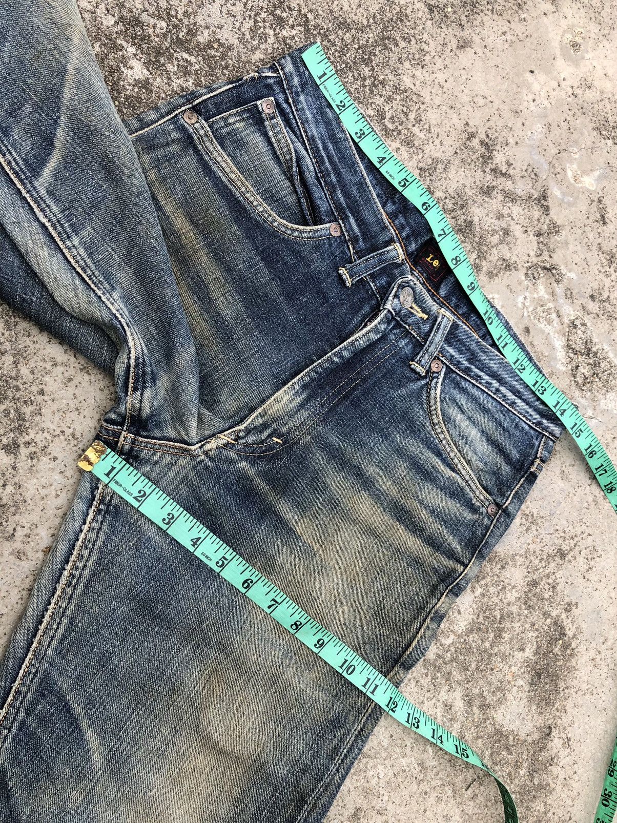 Lee × Vintage RUSTY BLUE VINTAGE LEE DENIM Size US 30 / EU 46 - 12 Thumbnail