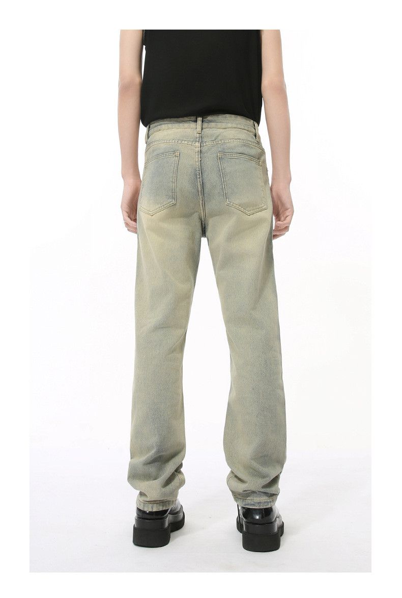 Japanese Brand × Jean Slim straight distressed washed jeans Size US 32 / EU 48 - 3 Thumbnail