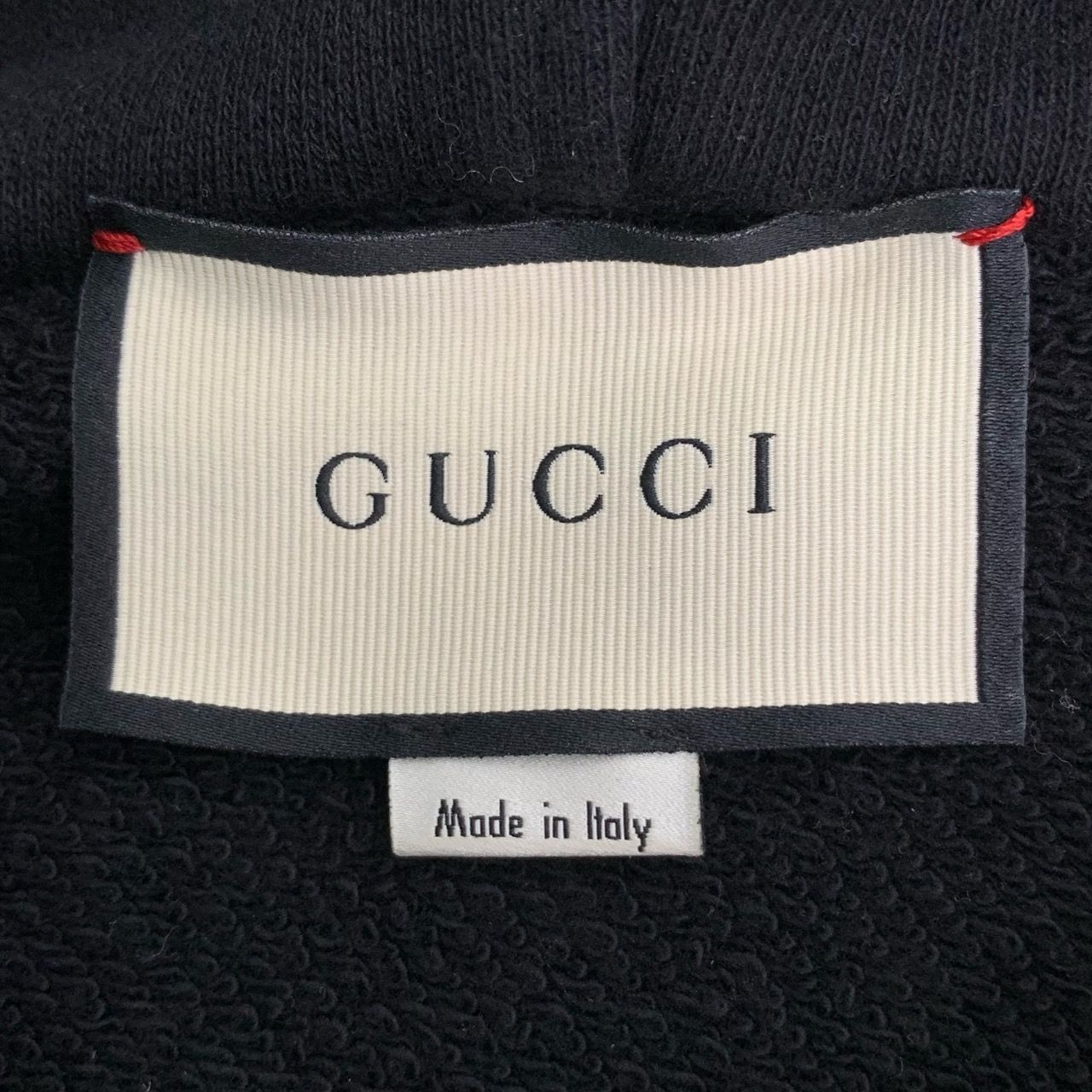 Gucci Gucci Black Hoodie With Fierce Tiger Print & Red Gothic Text Size US S / EU 44-46 / 1 - 5 Thumbnail