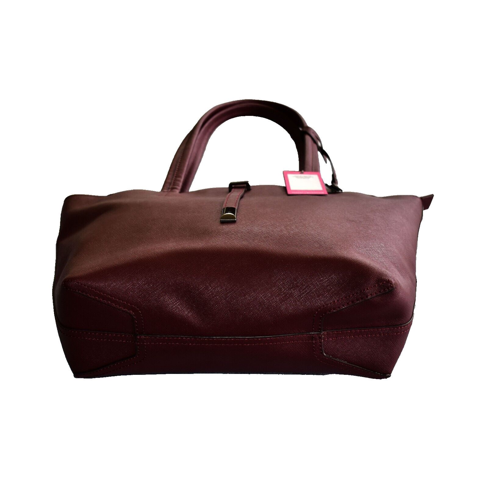 Vince Camuto NWT VINCE CAMUTO Leila Merlot Saffiano Leather Smll Tote Bag Size ONE SIZE - 4 Thumbnail