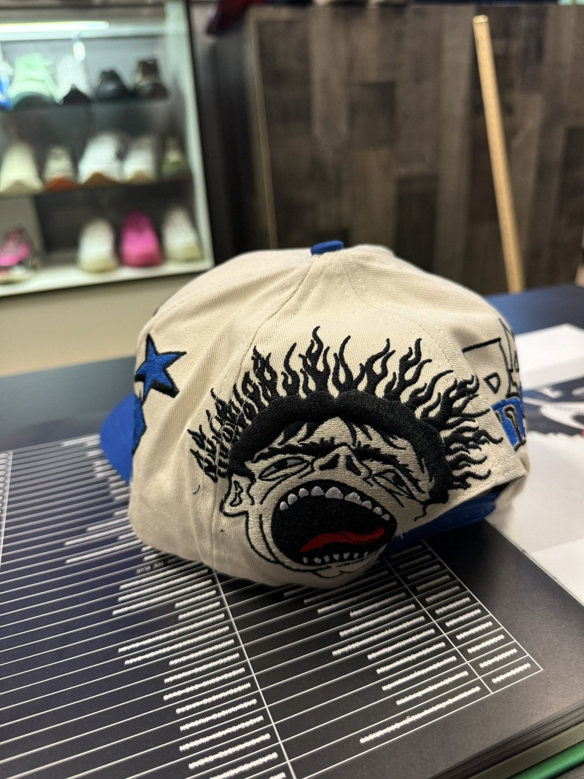 HELLSTAR Hellstar Records Blue Adjustable SnapBack Hat (NEW) Size ONE SIZE - 6 Thumbnail