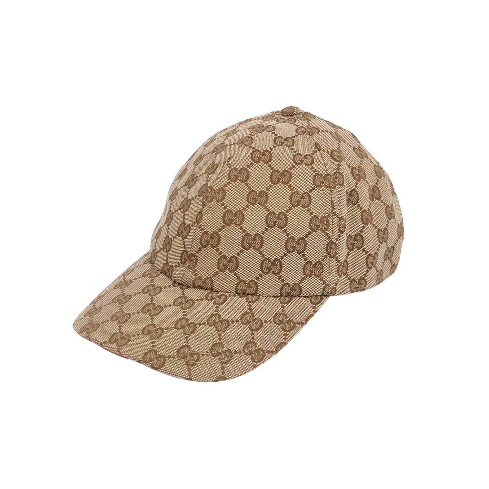 Gucci Gucci GG Monogram Web Stripe Baseball Cap M Size ONE SIZE - 1 Thumbnail