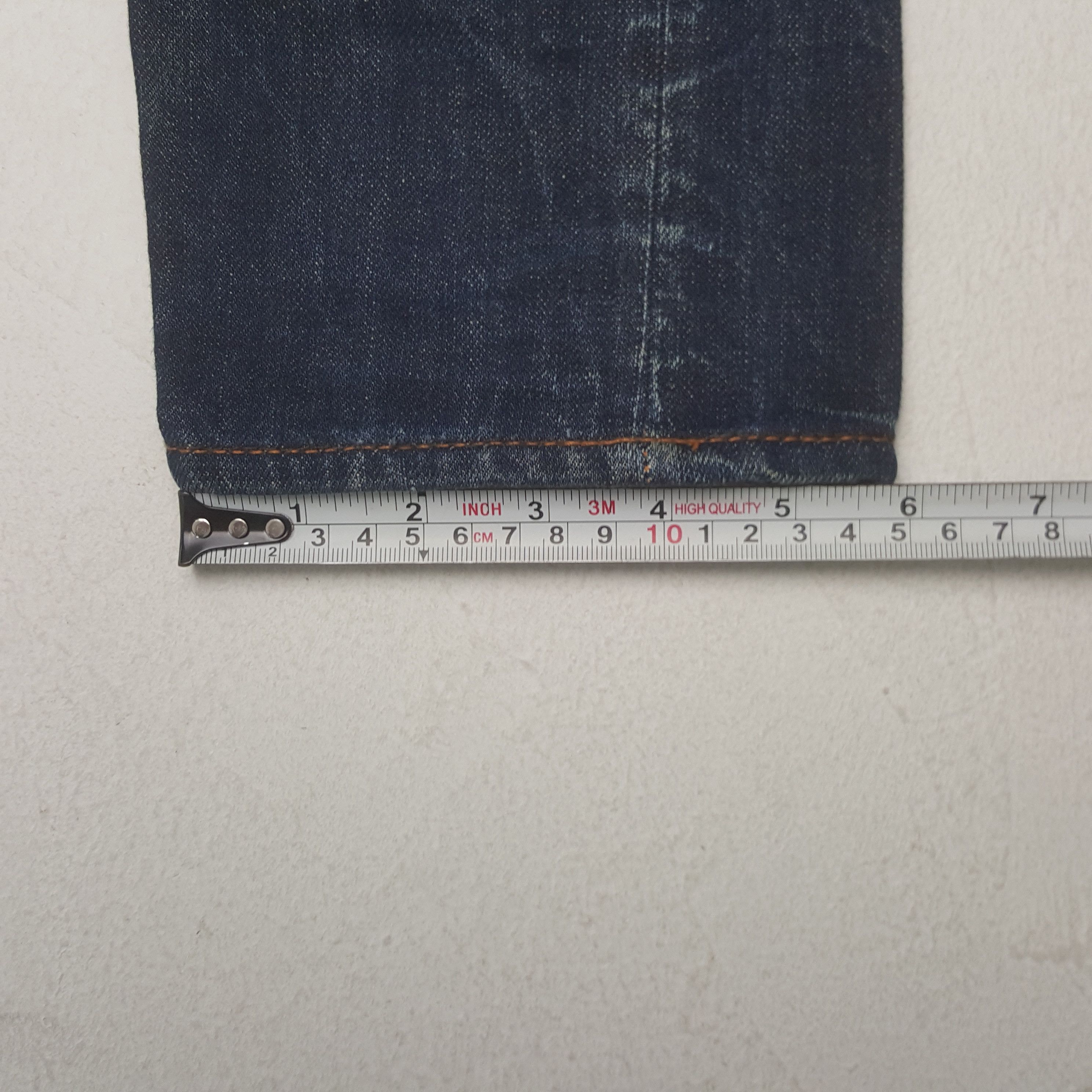 Evisu × Japanese Brand Vintage Evisu No 5 Selvedge Custom Art Daicock Denim Jeans Size US 31 - 11 Thumbnail