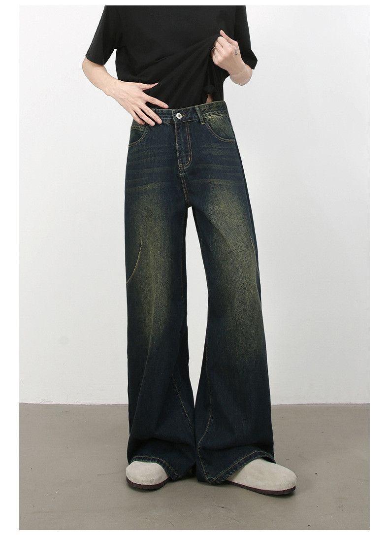 Japanese Brand × Jean American retro high street distressed jeans men's loose Size US 32 / EU 48 - 2 Thumbnail