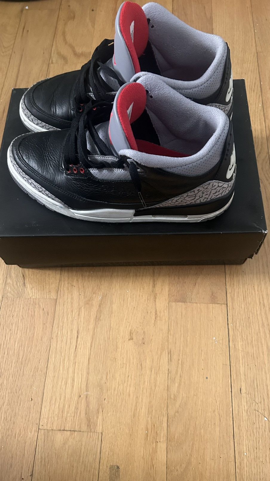 Jordan Brand Jordan 3 Black cement Size US 8.5 / EU 41-42 - 2 Thumbnail