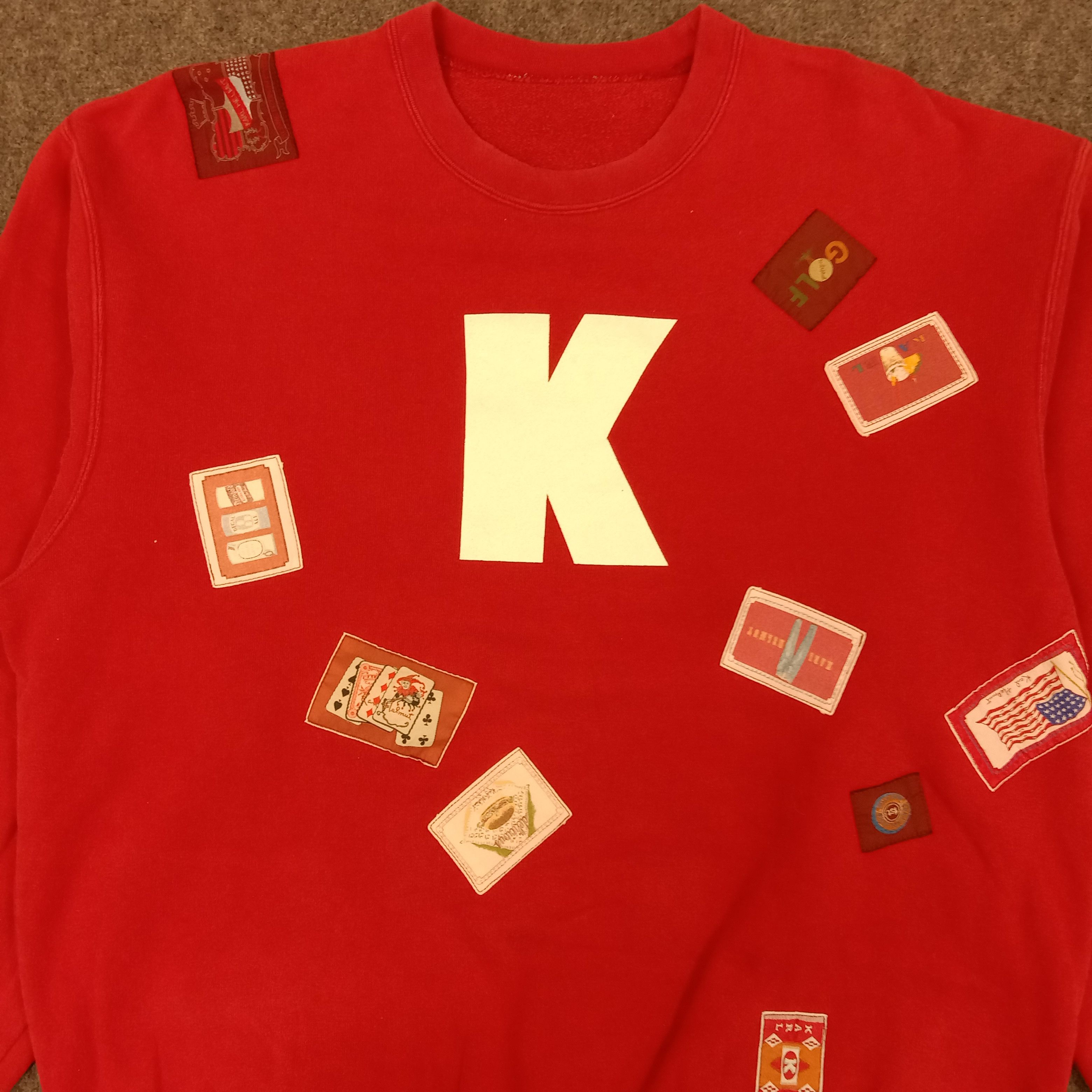 Karl Helmut × Vintage Karl Helmut Patches Design Sweatshirt C221N16 Size US L / EU 52-54 / 3 - 2 Thumbnail