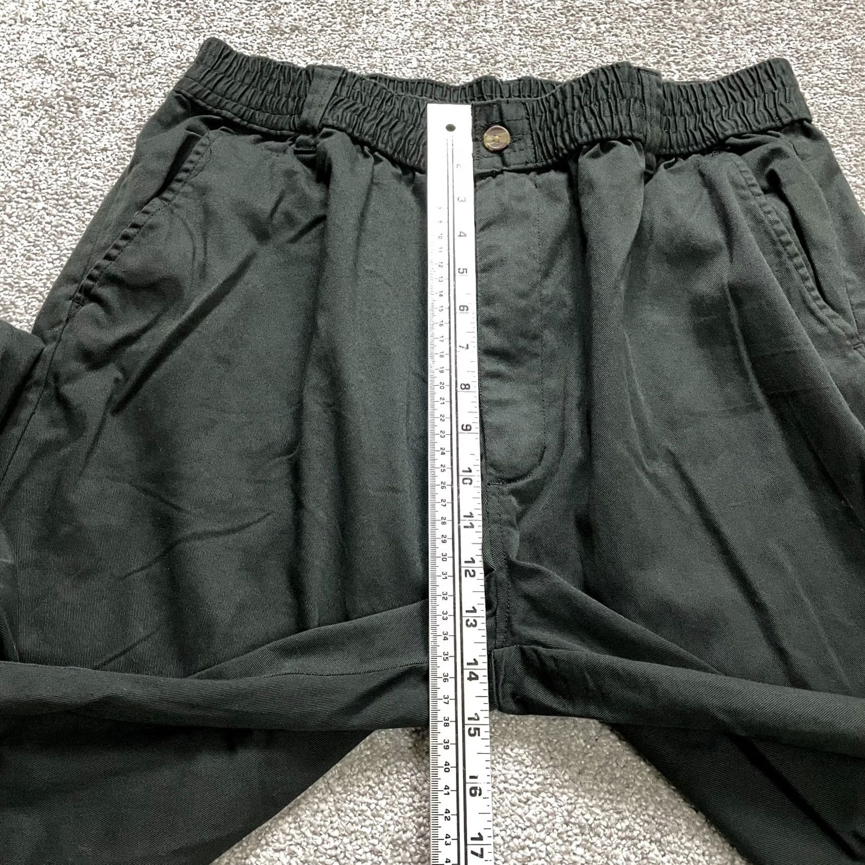 Vintage VINTAGE King Size Knockarounds Pants Mens 33 Tall Black Cotton Straight 33x40 Size US 33 - 5 Thumbnail