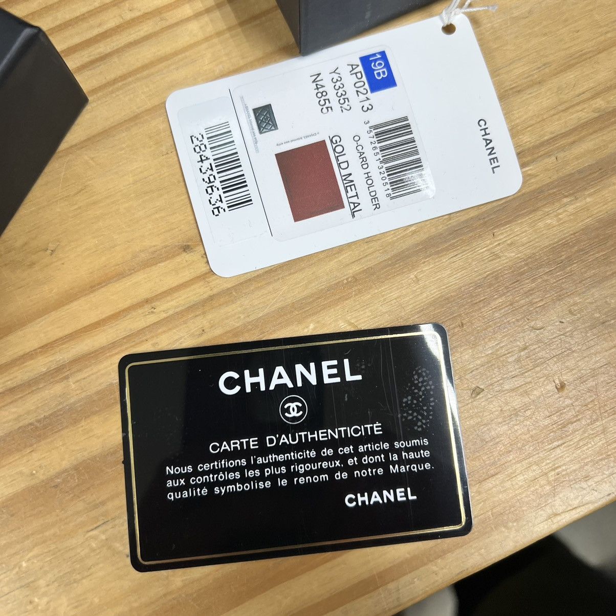 Chanel Chanel lambskin quilted card holder pre owned red Size ONE SIZE - 6 Thumbnail