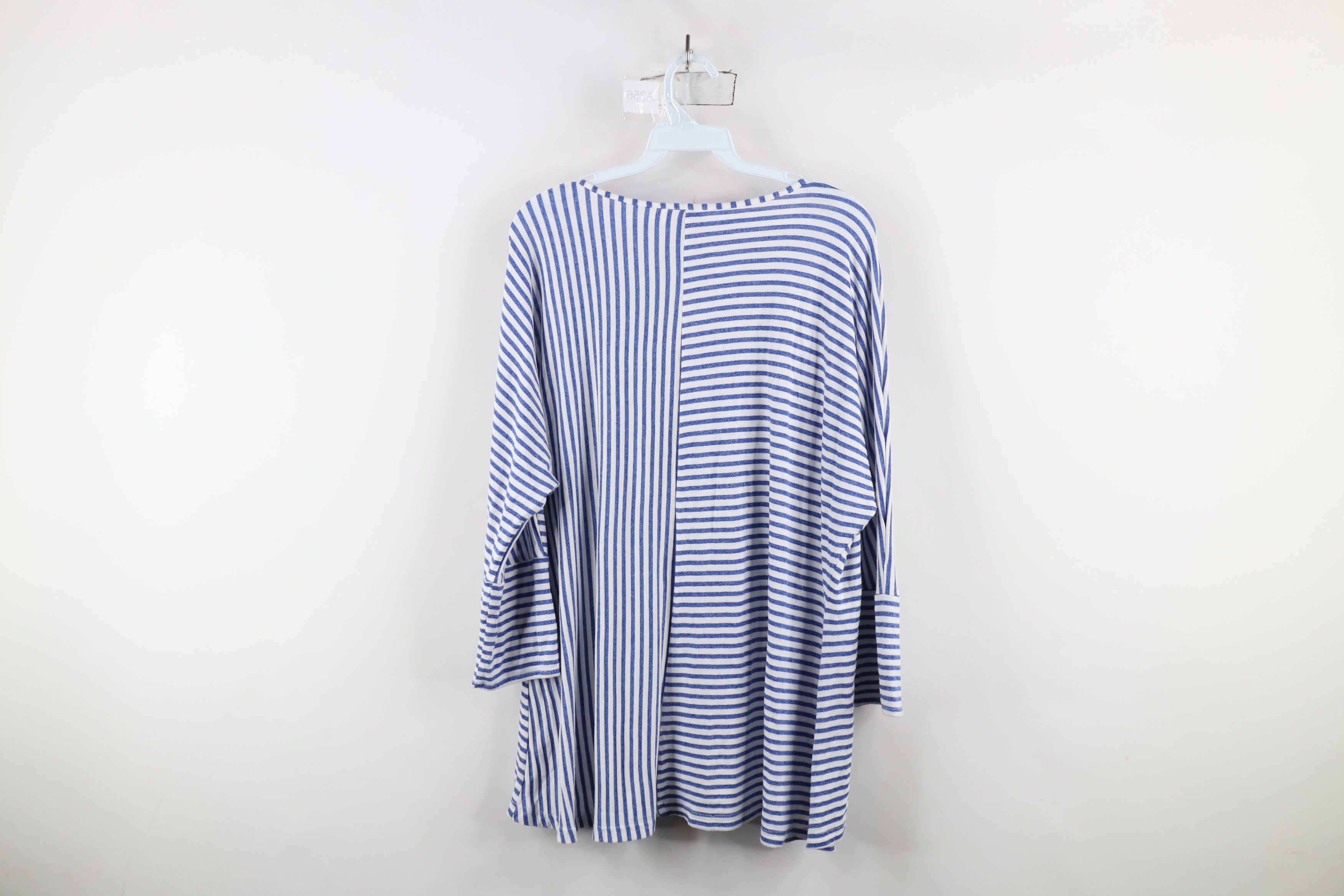 Vintage Vintage Lagenlook Dolman Sleeve Striped Knit T-Shirt Size M / US 6-8 / IT 42-44 - 7 Thumbnail